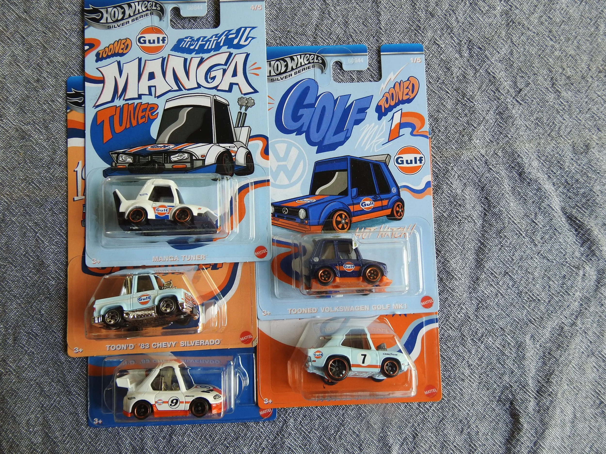 Hot Wheels Gulf Tooned Collectors Set