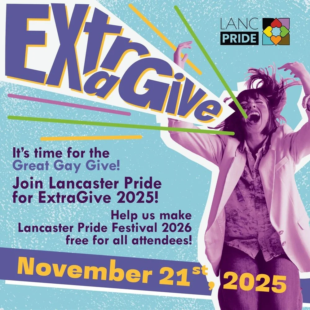 ExtraGive 2025 Lancaster Pride Giving Party