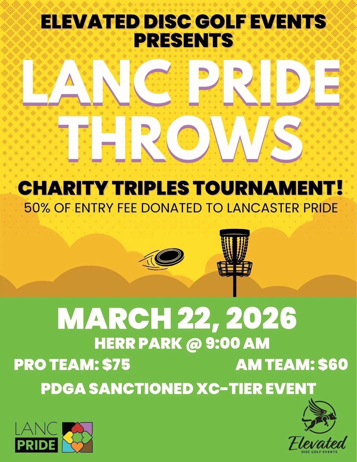 Lanc Pride Throws - Disc Golf Charity Event