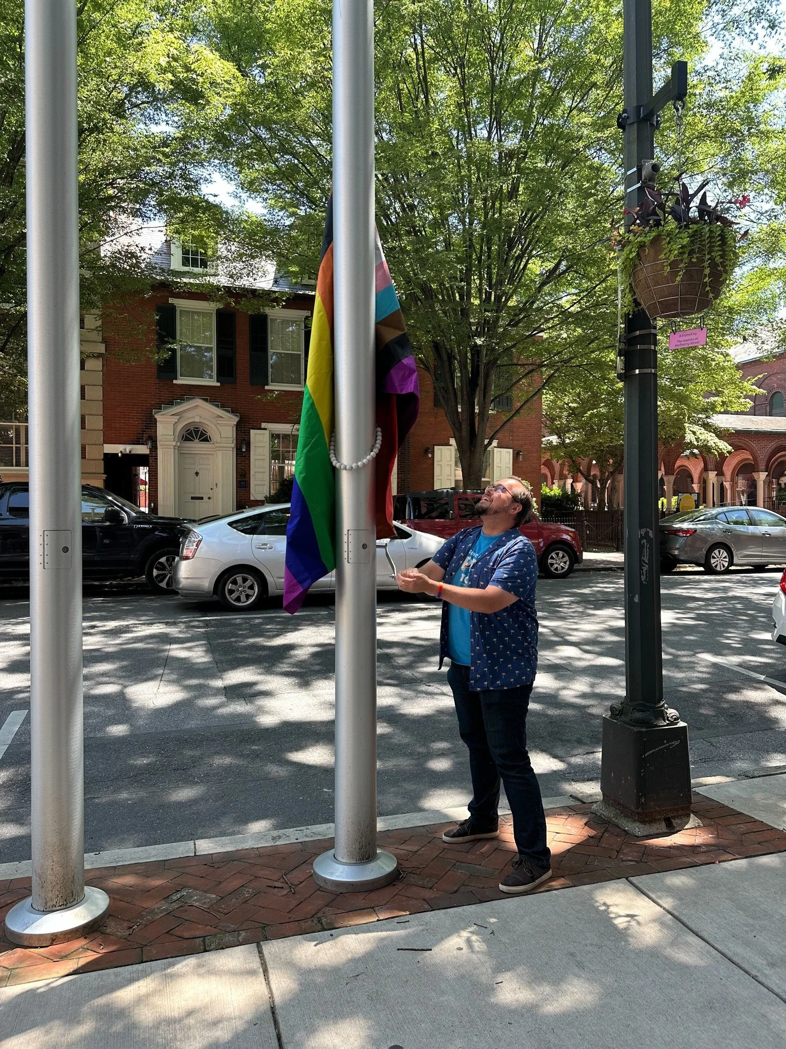 Pride Flag Raising at City Hall