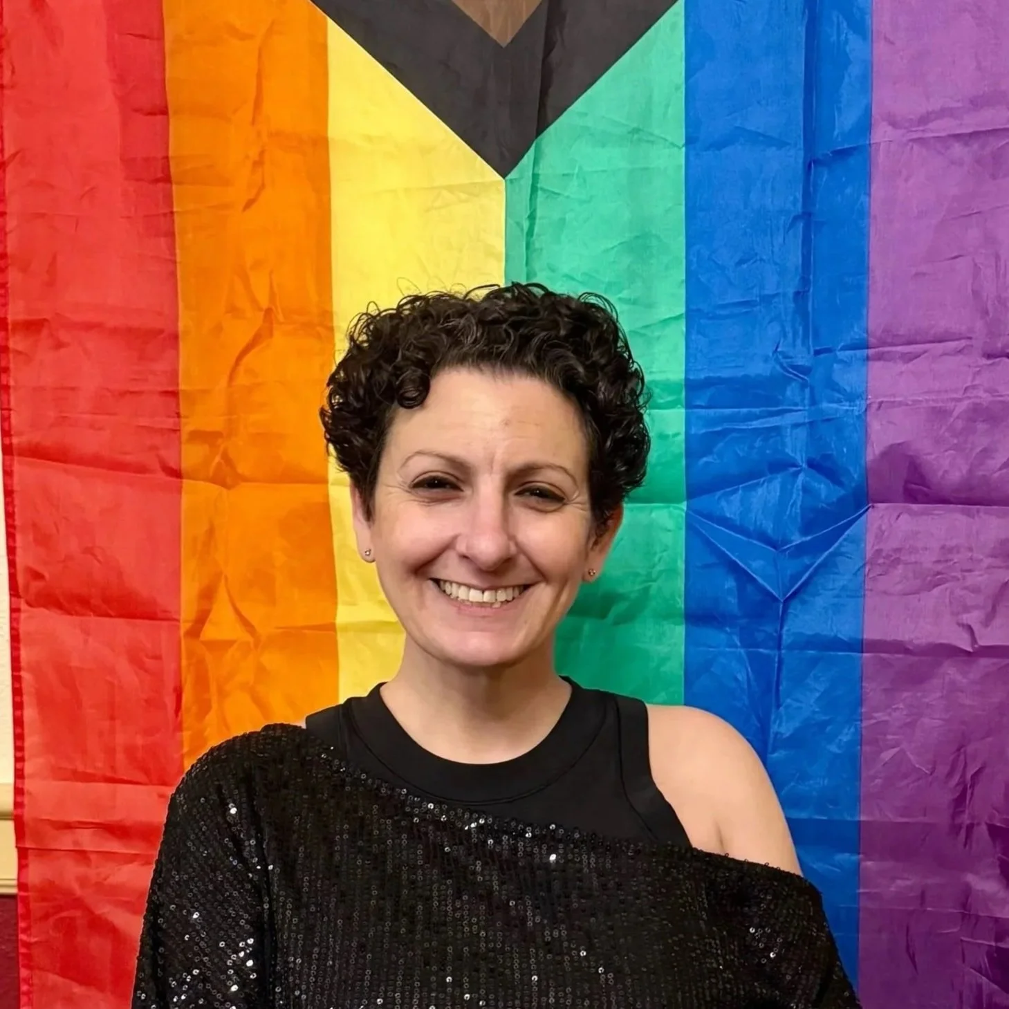 A photo of Daniella Falconio, Director of Sponsors for the Lancaster Pride Board