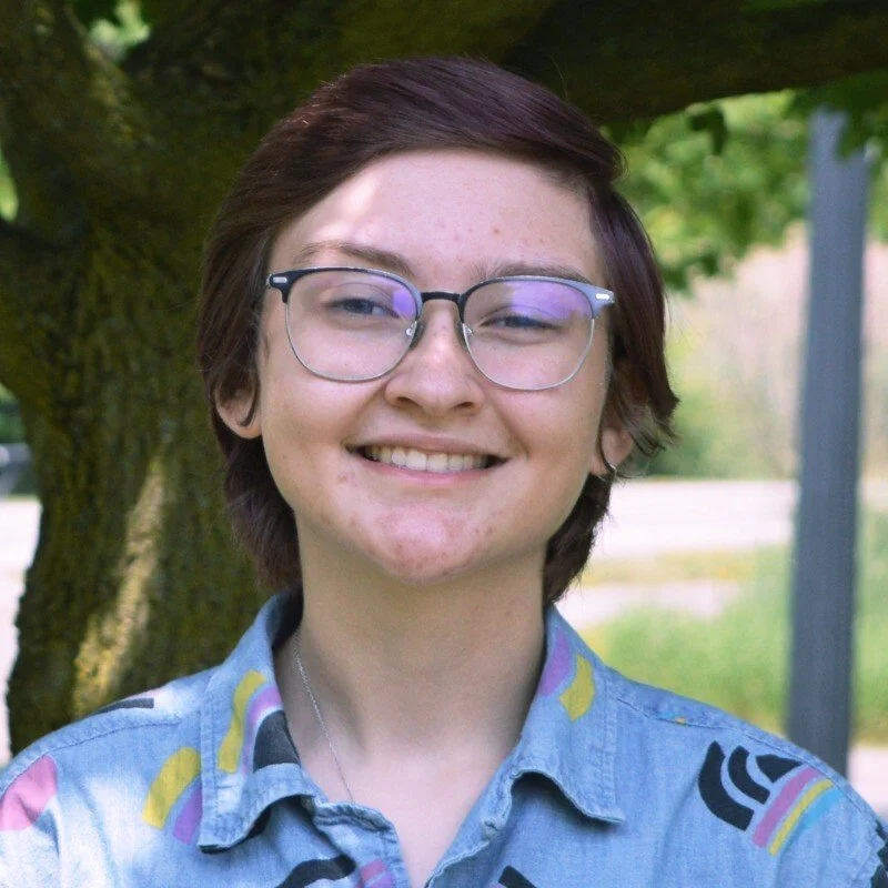 A photo of Em Miller, Assistant Festival Director for the Lancaster Pride Board