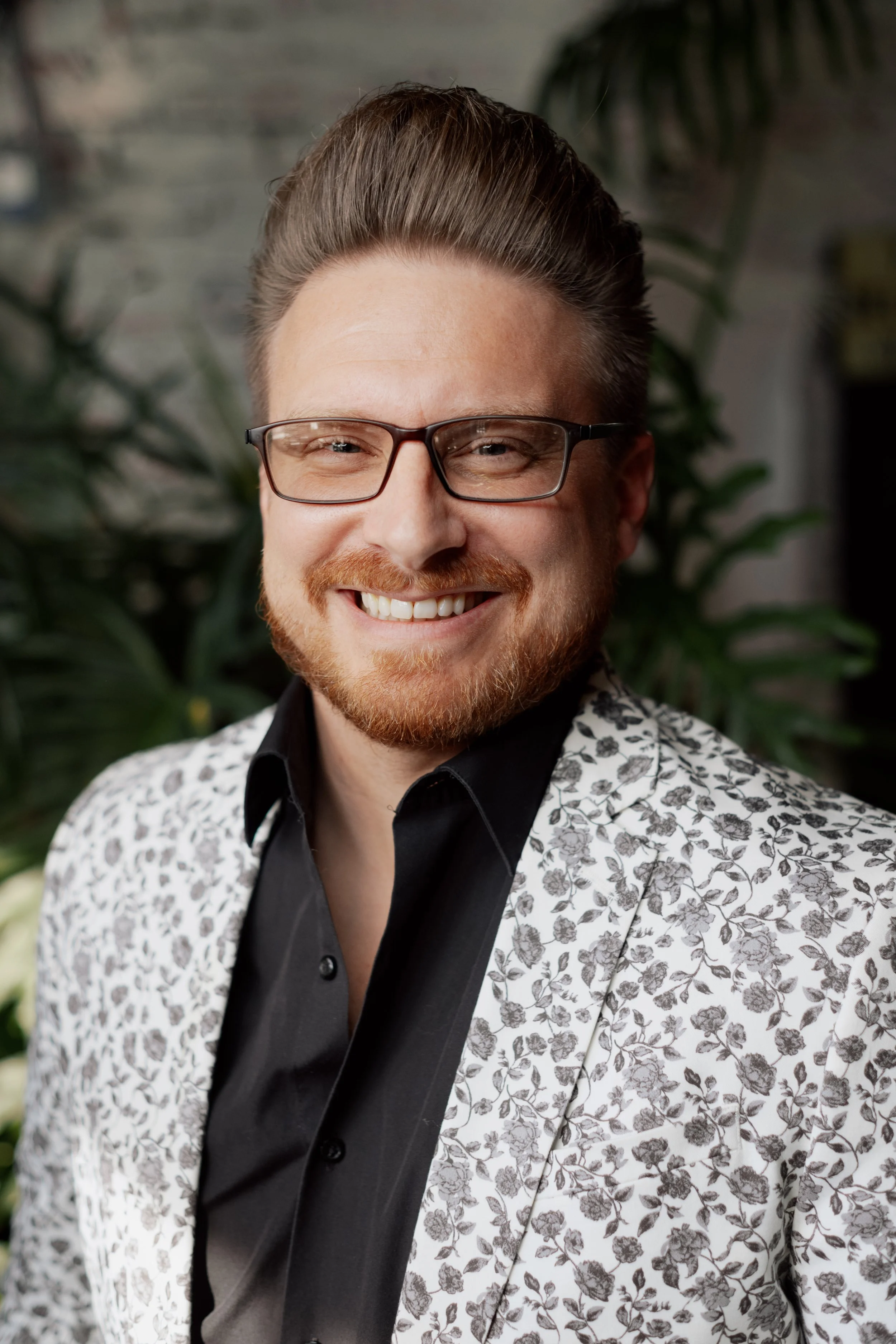 A professional headshot of David Seymour, Director of Volunteers for the Lancaster Pride Board