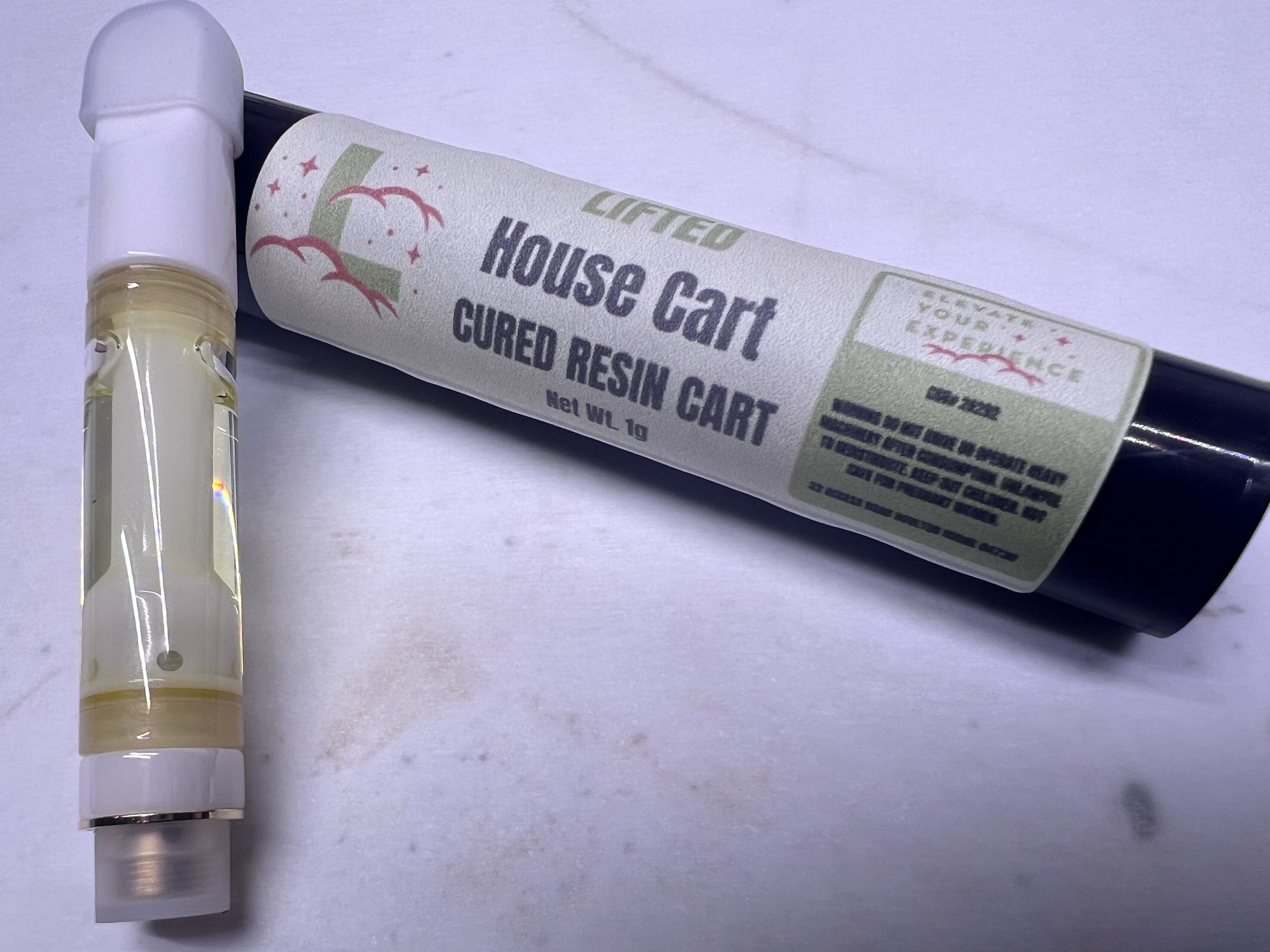 Lifted Carts Cured Resin