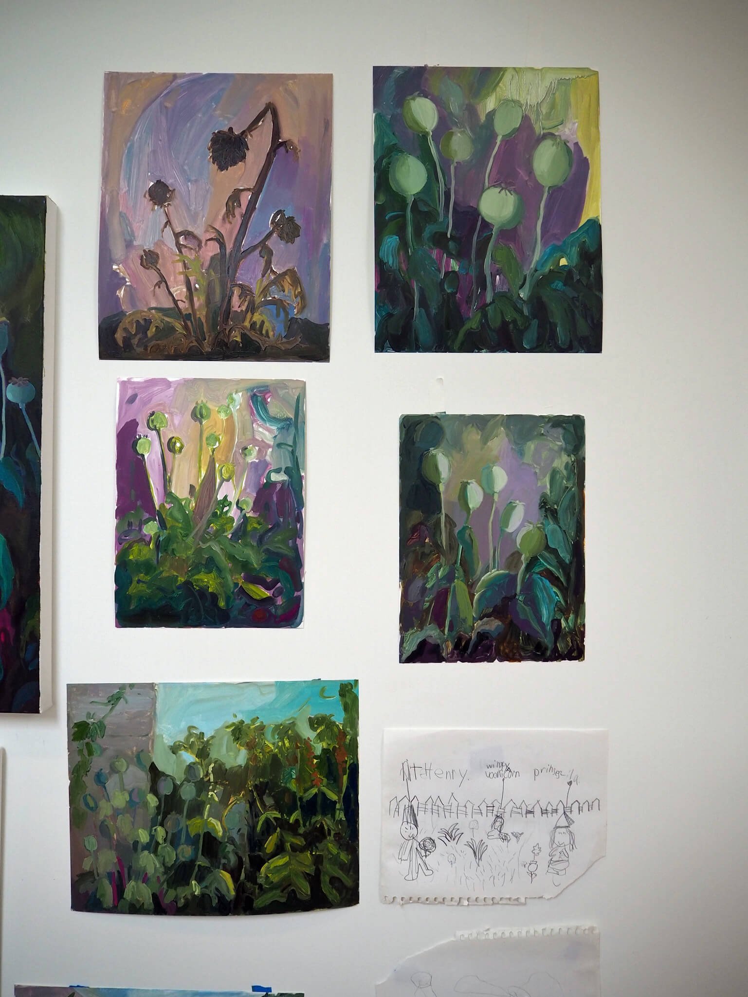 studies on the studio wall.jpg