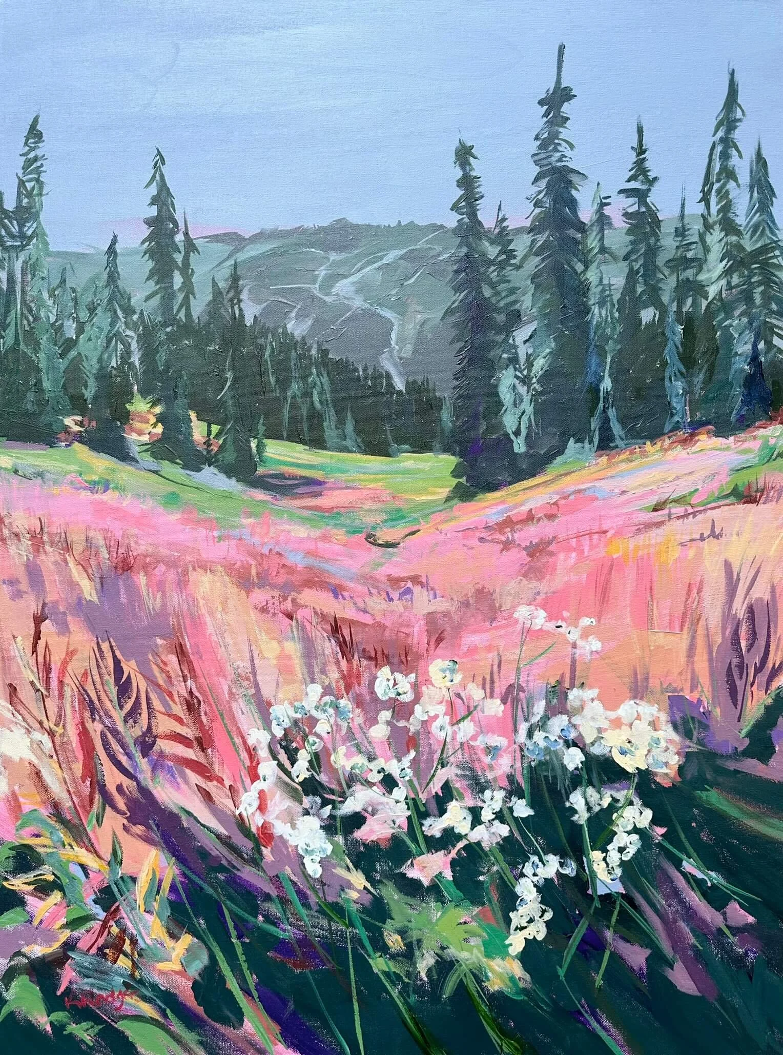 KatieRodgersArt_AlpineMeadowAdored_40x30.JPEG