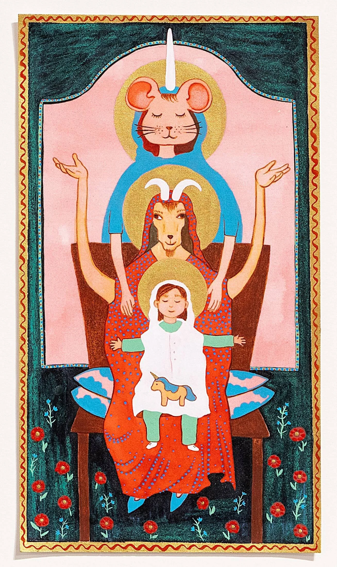 Andreea_Alunei_The_Matriline_Mixed_media_on_paper-backed_silk_9_x_5_in_2025.jpg