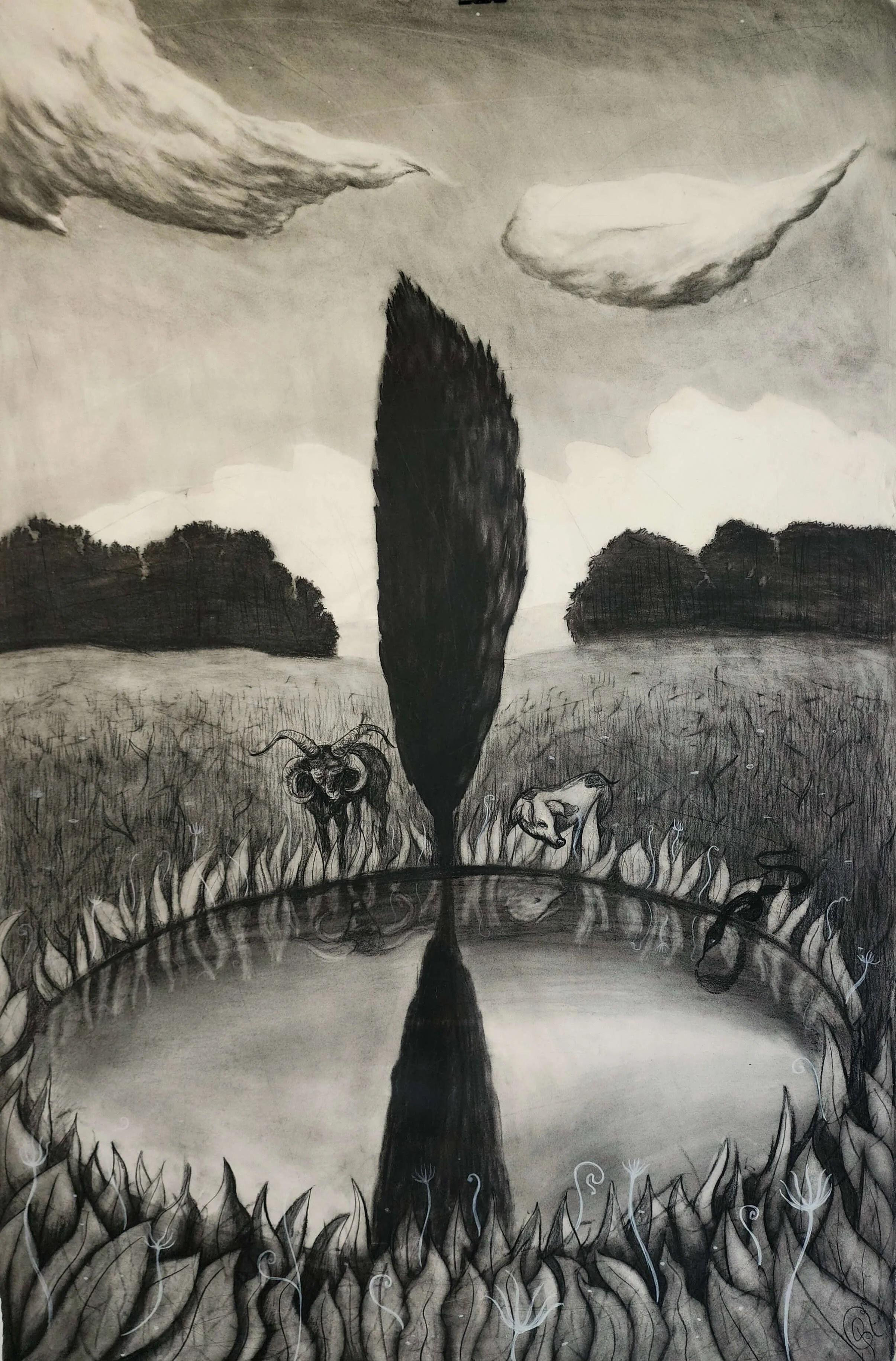 Jon_Gernon_Narcissists_2024_charcoalConteCrayononpaper_97x150cm_.jpg