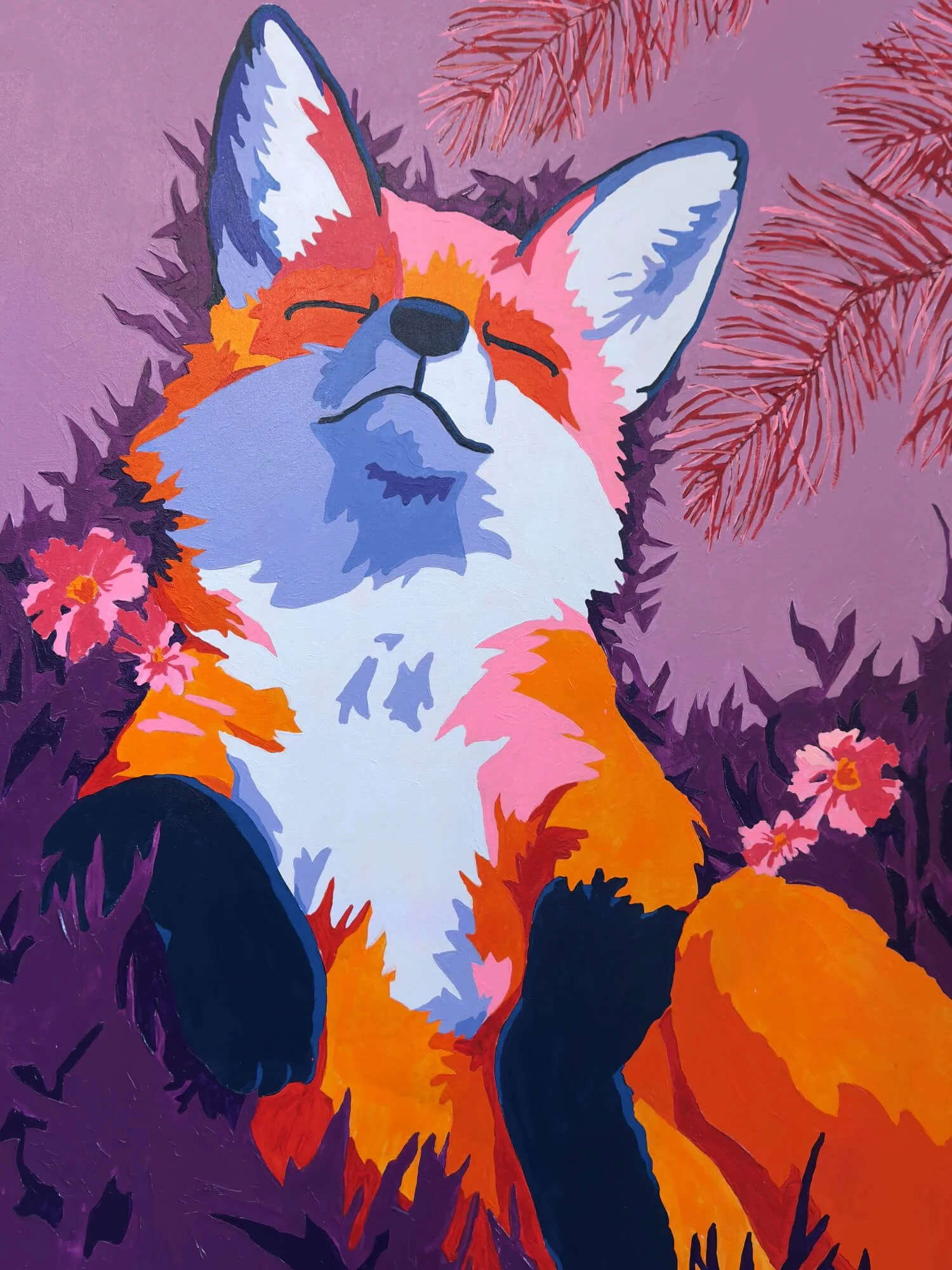 M_Hyatt_Dusky_Violet_Fox_Nap_2025_Acrylic_30x40.jpg