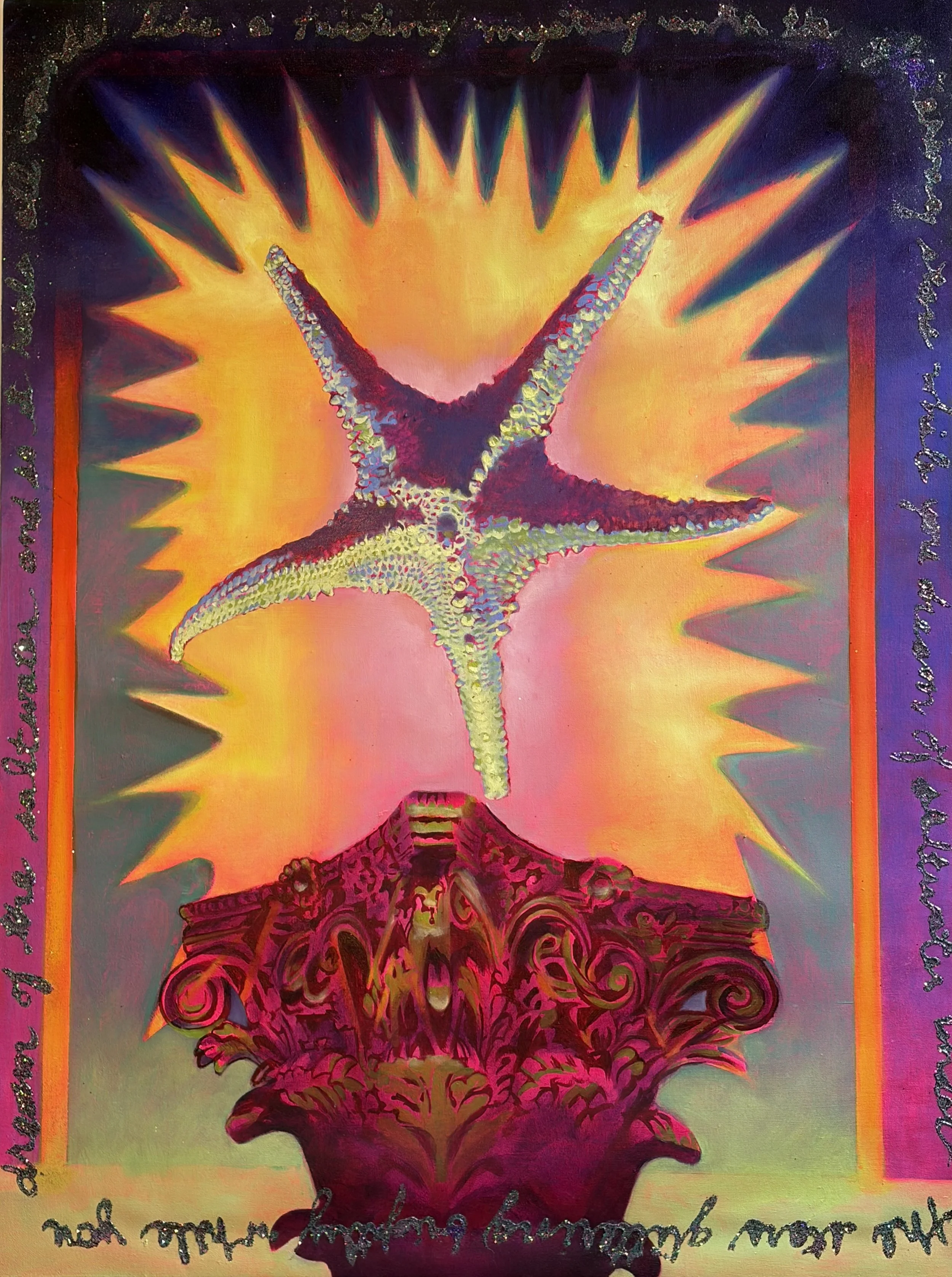 2. JO_GAMEL_L’Énigme des Étoiles (Mystery of the Stars)_36” x 48”_oil paint on stretched canvas_Dec 2025_3000 USD..JPG