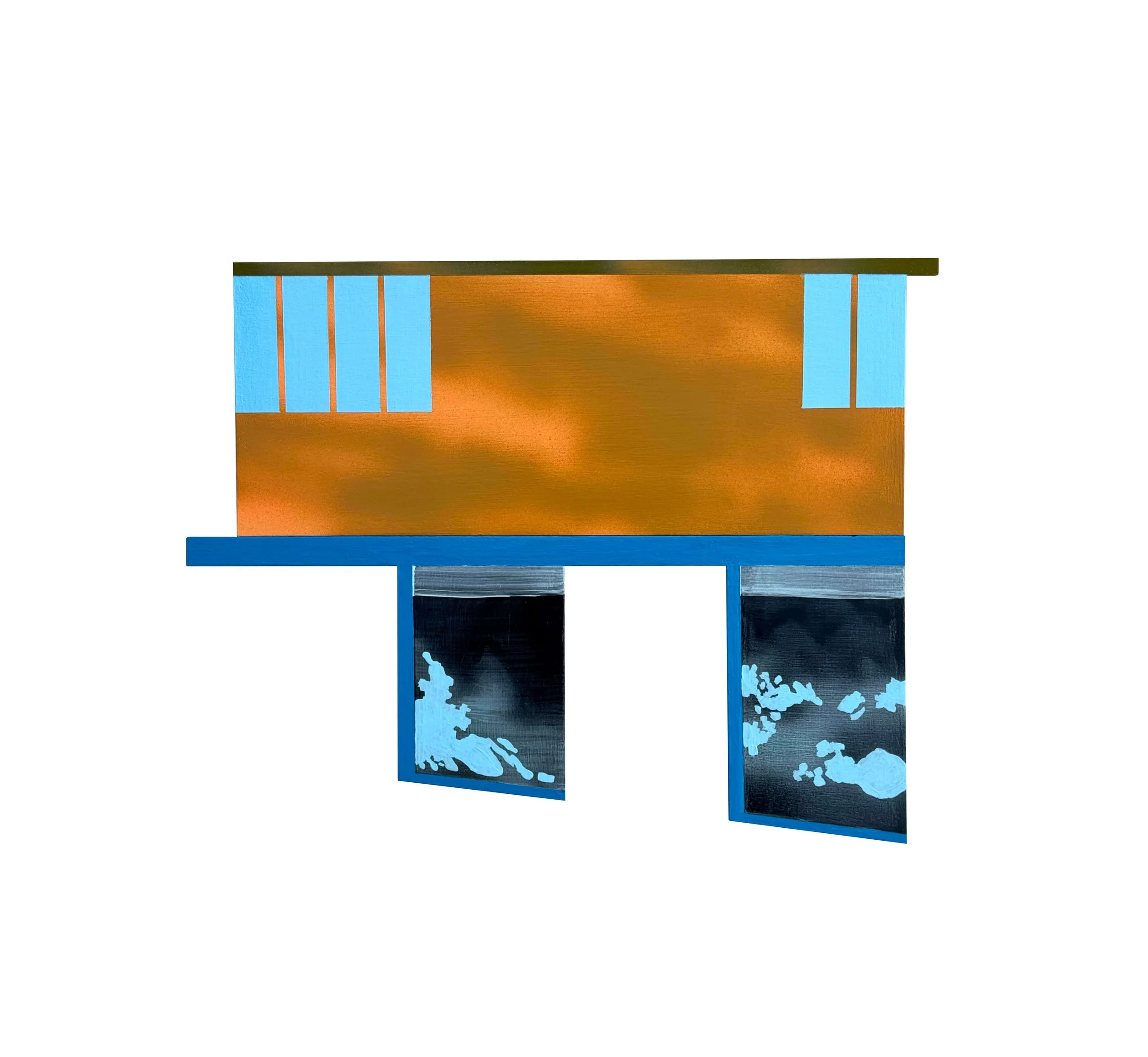jsmall_GutRehabandWindowsatanOfficeBuilding_AcrylicAirbrushWood_12x15.25_2024.jpg