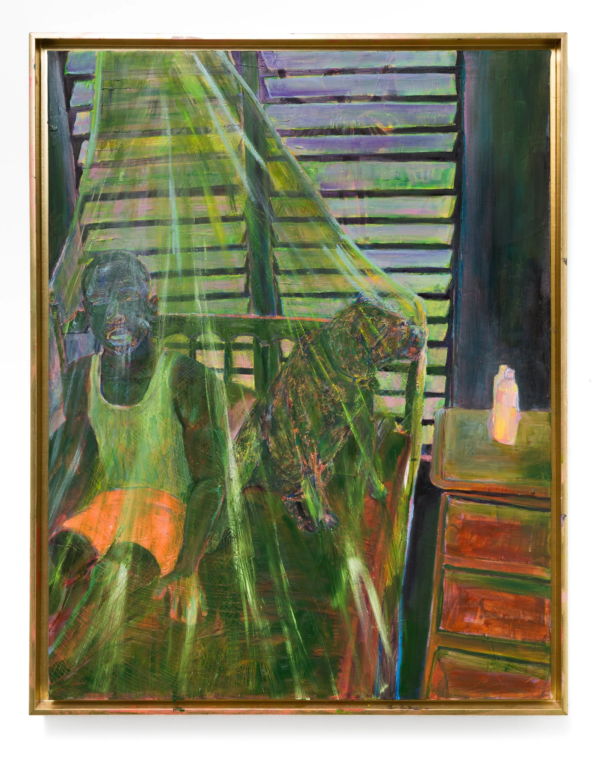 Artwork by Eustace Mamba__Antigua Dream, Moko Jumbie_ oil on canvas.jpg
