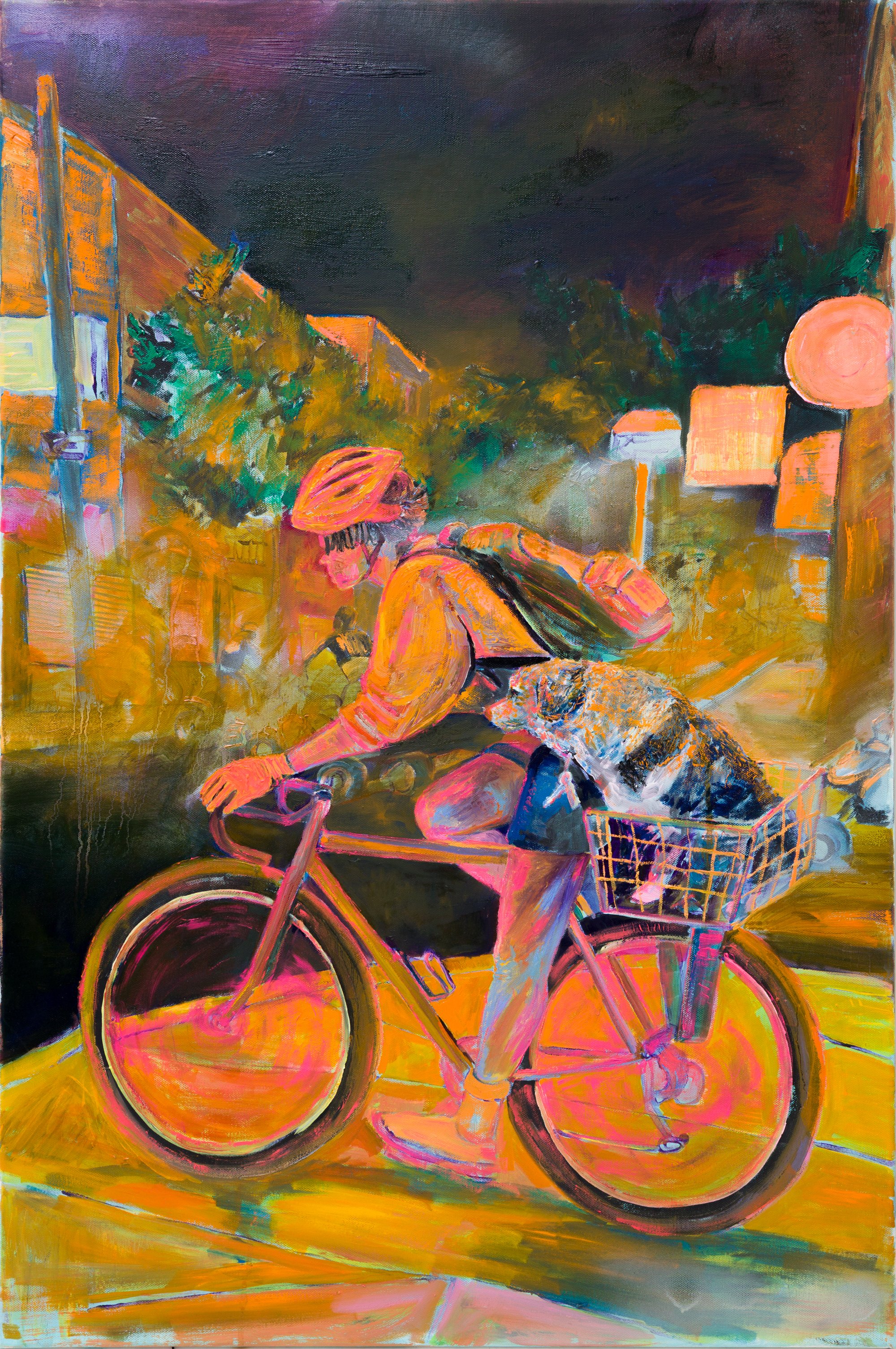 Artwork by Eustace Mamba_Star Rider, Black Jedi_oil on canvas_2025_Photo by Paradigm Gallery + Studio.jpg