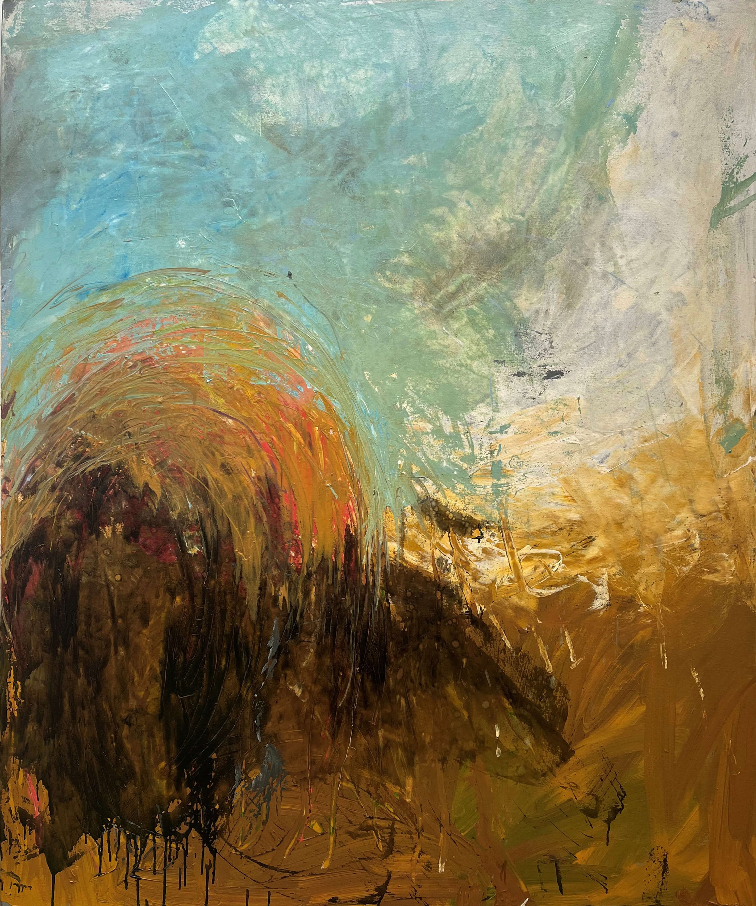 Brandon_Clay_Smith_in_the_garden_by_the_back_gate._Oil_on_Canvas_60_x_70.jpg