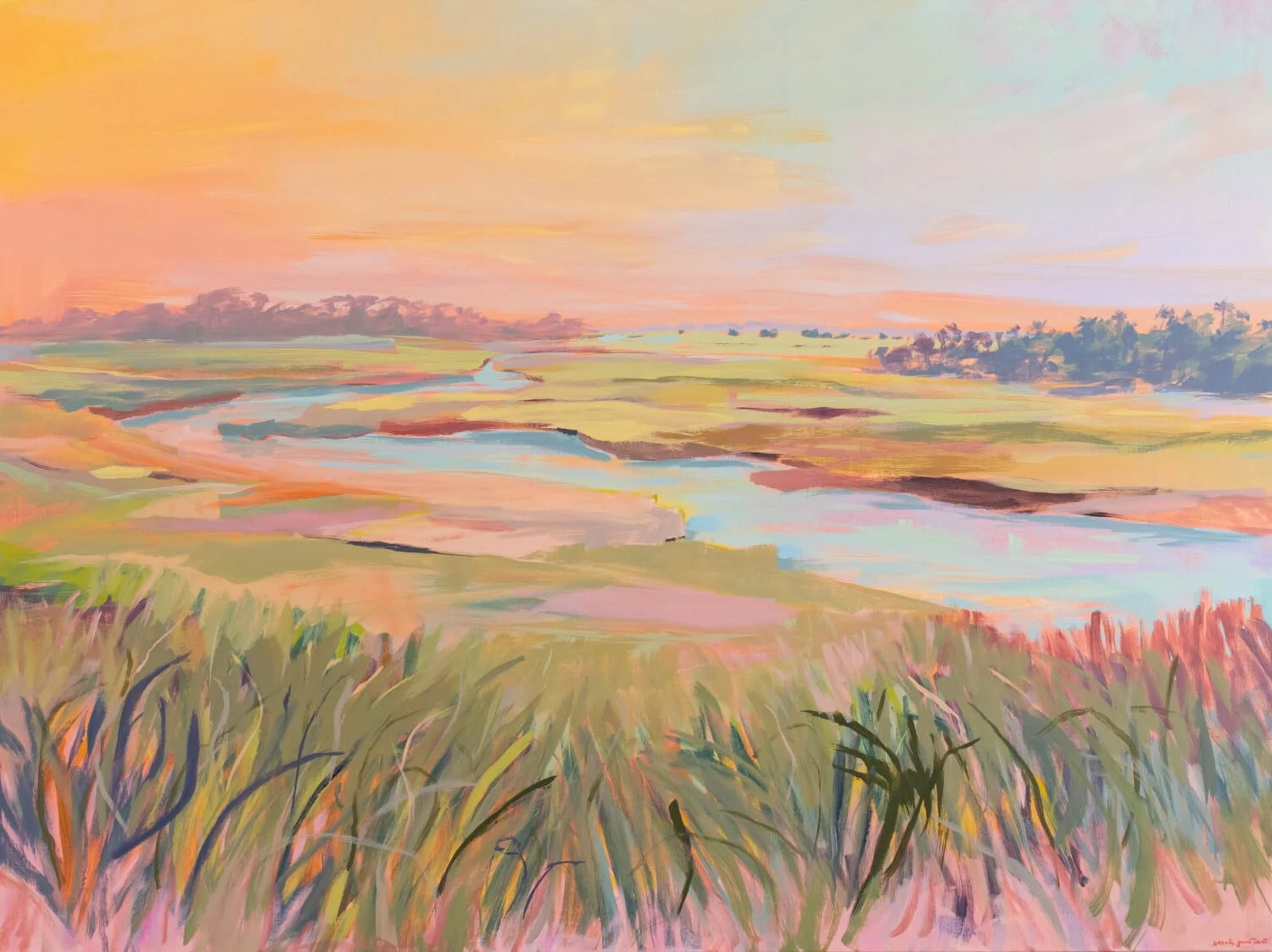 Sarah_Jane_Tart_Seabrook_Sunset_Acrylic_36x48.jpg