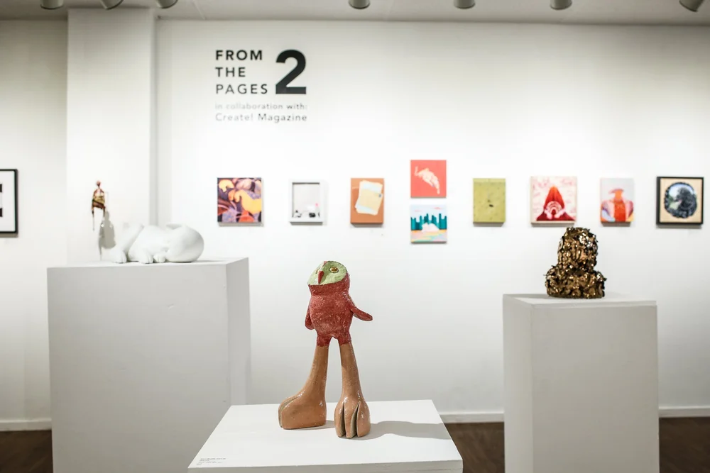 From the Pages 2 exhibition, a celebration with Create! Magazine