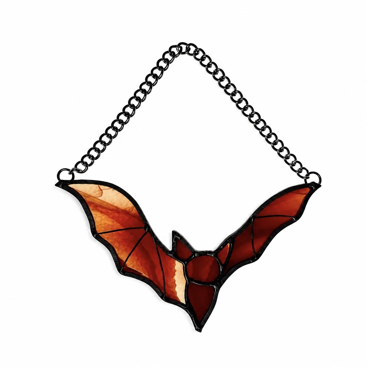 Vampire bat red and clear flying form