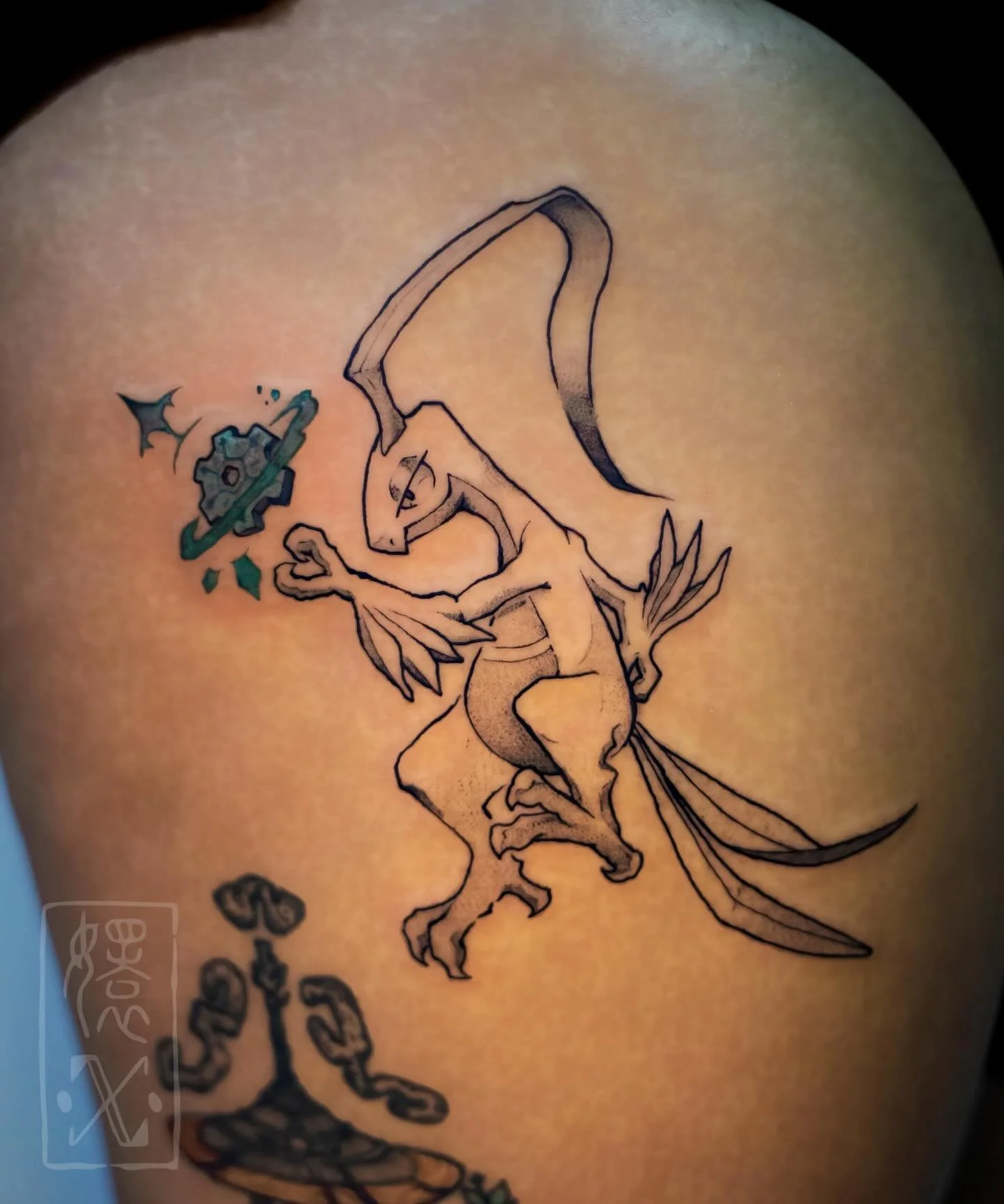 Who&rsquo;s that Pok&eacute;mon?

Without giving away any answers - we&rsquo;re obsessed with this piece by @snayke.tattoo with all its flow and personality🤩

Crystal definitely excels when she&rsquo;s able to put her own spin on pop culture and thi