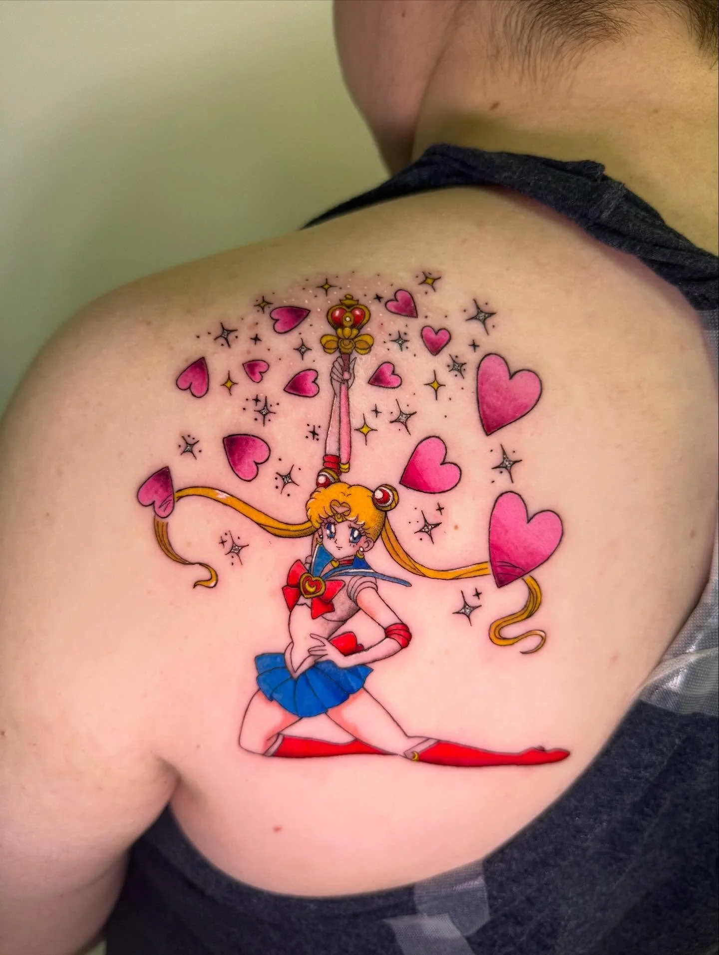 🪄🎀💖 by @caroxtattoos 

Happy Valentines Day!! We&rsquo;re in the mood to spread all kinds of love today and this Sailor Moon tattoo embodies exactly how we&rsquo;re feeling🥰 We&rsquo;re sending extra love to all those who came out yesterday to ge