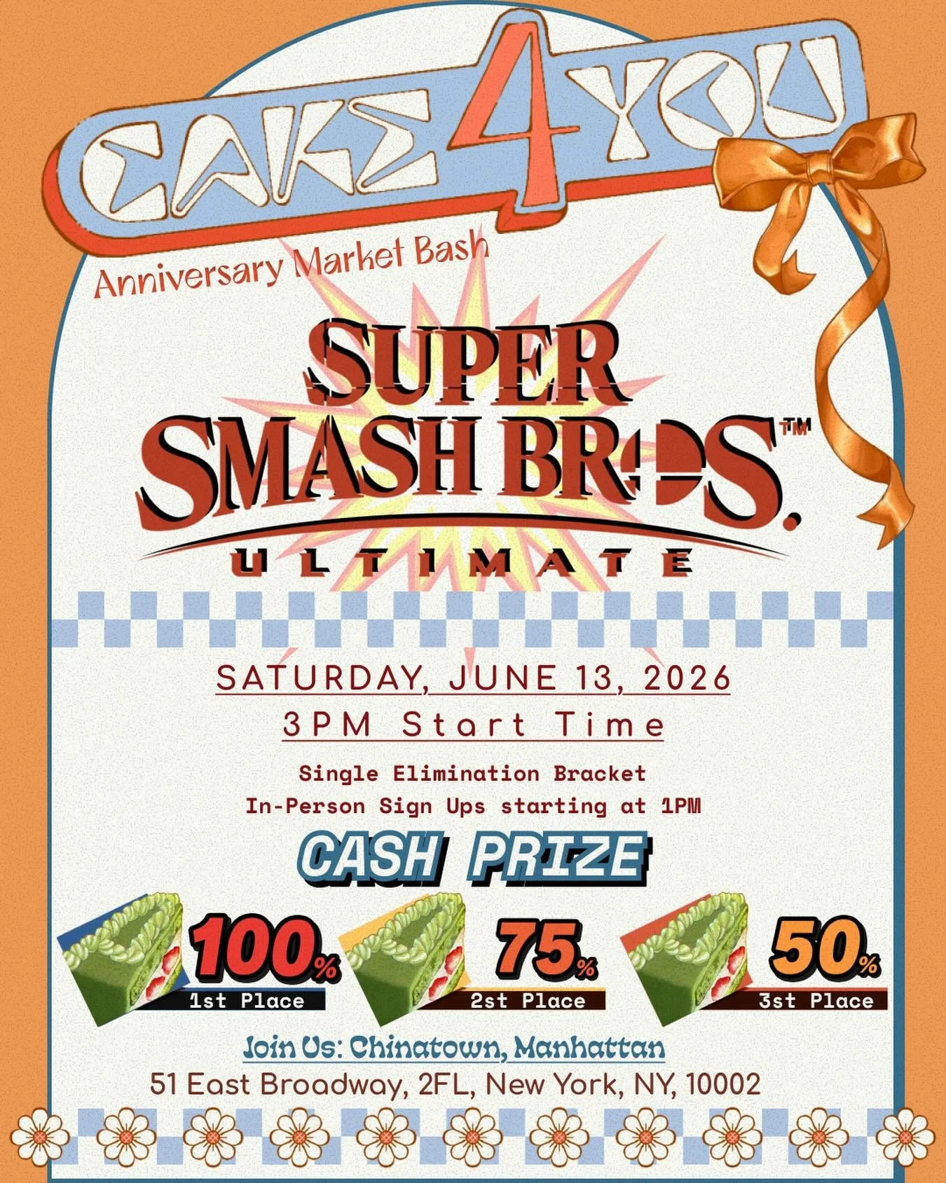 💥👊Super Smash Bros Tournament👊💥

It wouldn&rsquo;t be our birthday party without a little competition🎮😈

Join us this Saturday, June 13th, and put your skills to the test in our Super Smash Bros Tournament which will be run by @bugsnblood 🕷️‼️