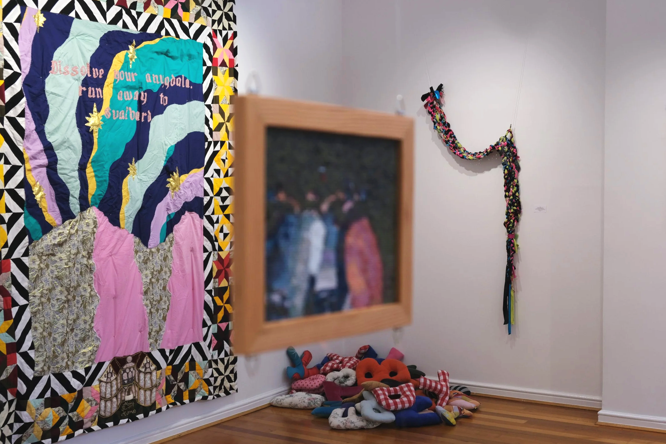 Quietude (Alana Davis), Sad in Svalbard (Jorja Timms, Anselma Forlano), Poetry Pile (Sydney Sydney), Friendship Bracelet (Louise Samuelsson)