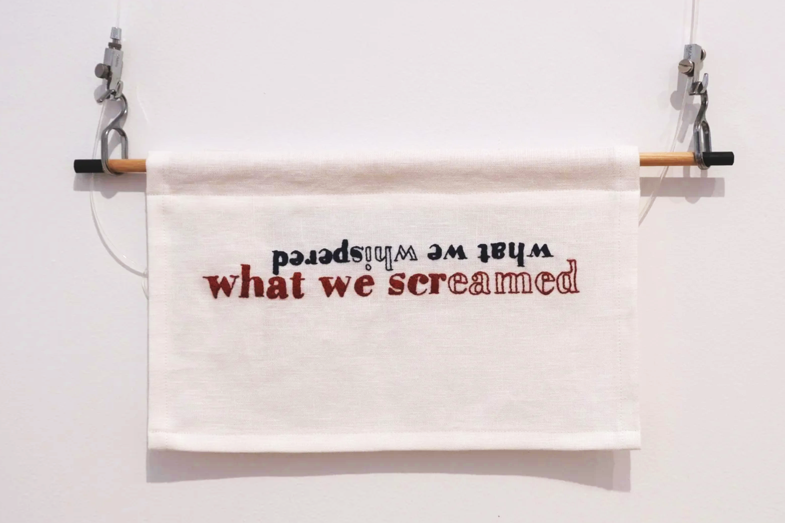 What we whispered | What we screamed, Amelia Dowling