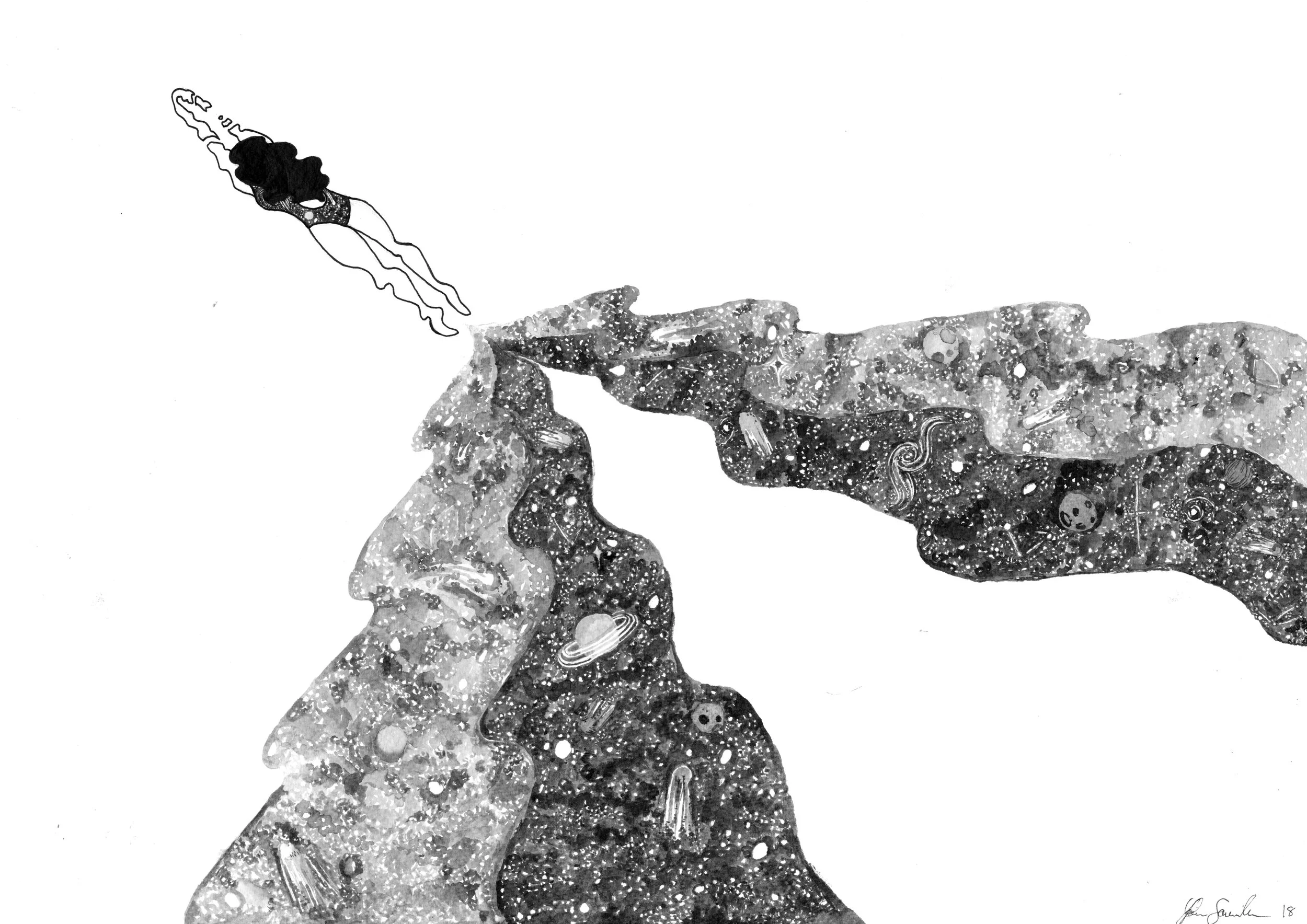 What we leave behind | Ink Illustration | Prints for sale