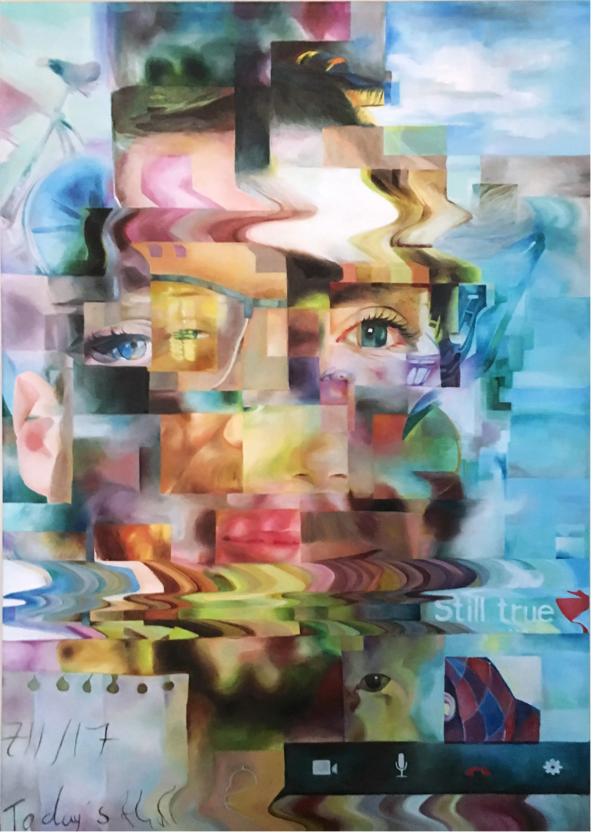 The Digital Relationship | Oil painting | NFS