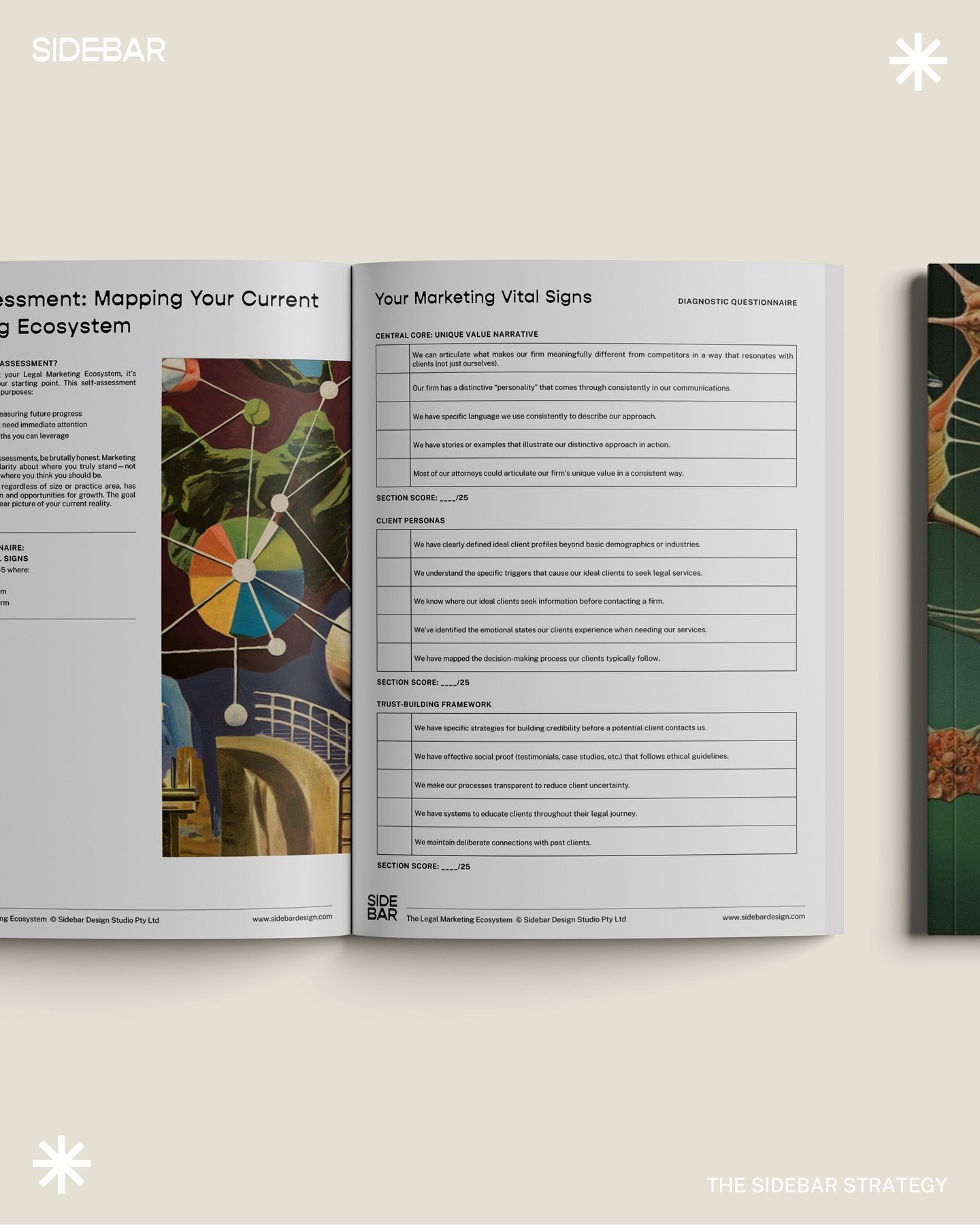 Sneak peek at the self-assessment/diagnostic questionnaire that will be included as part of The Sidebar Strategy workshop/ebook.👀

I have my first online workshop coming up next week and I&rsquo;m excited to see the results of this questionnaire fro