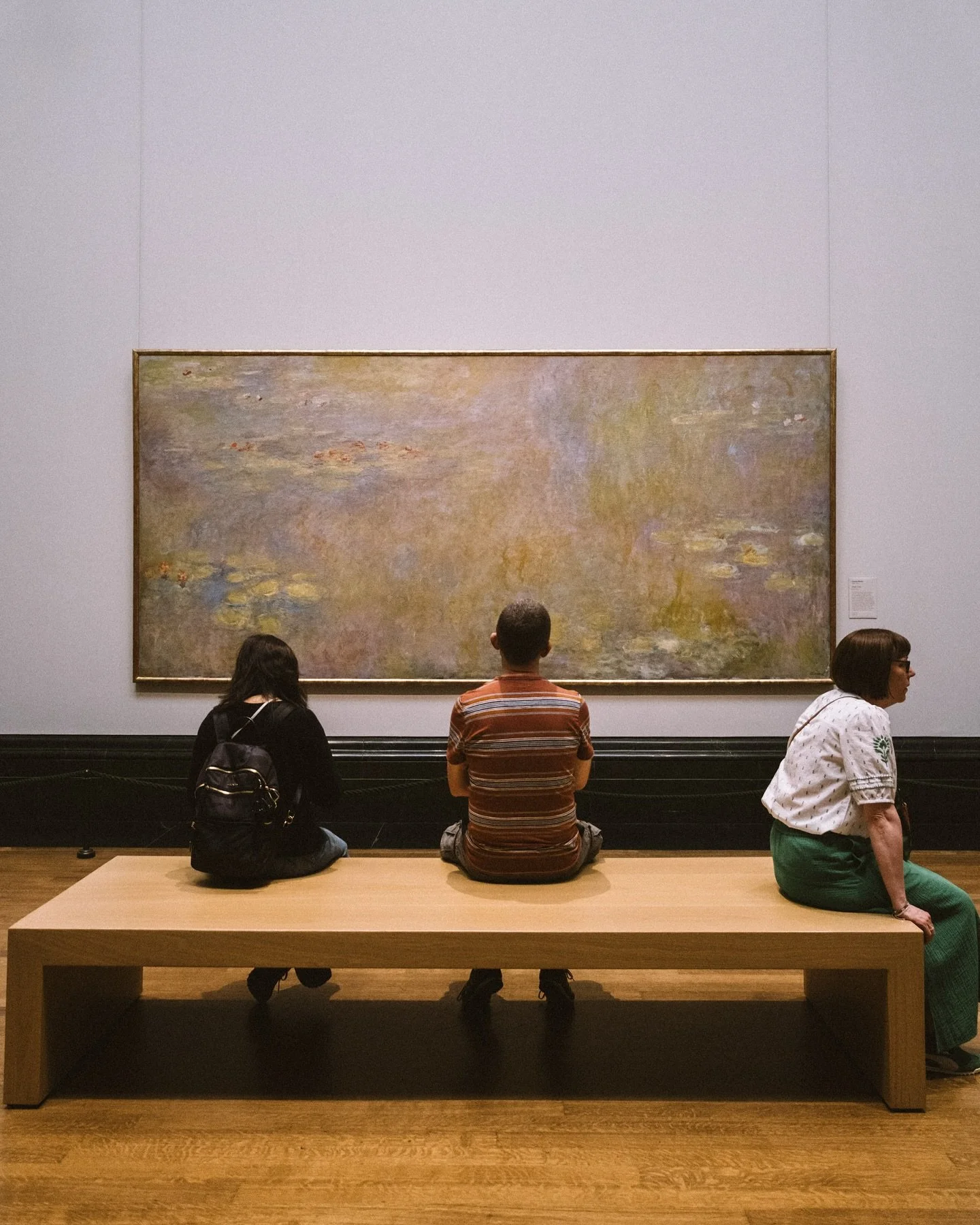 People looking at art > looking at art.