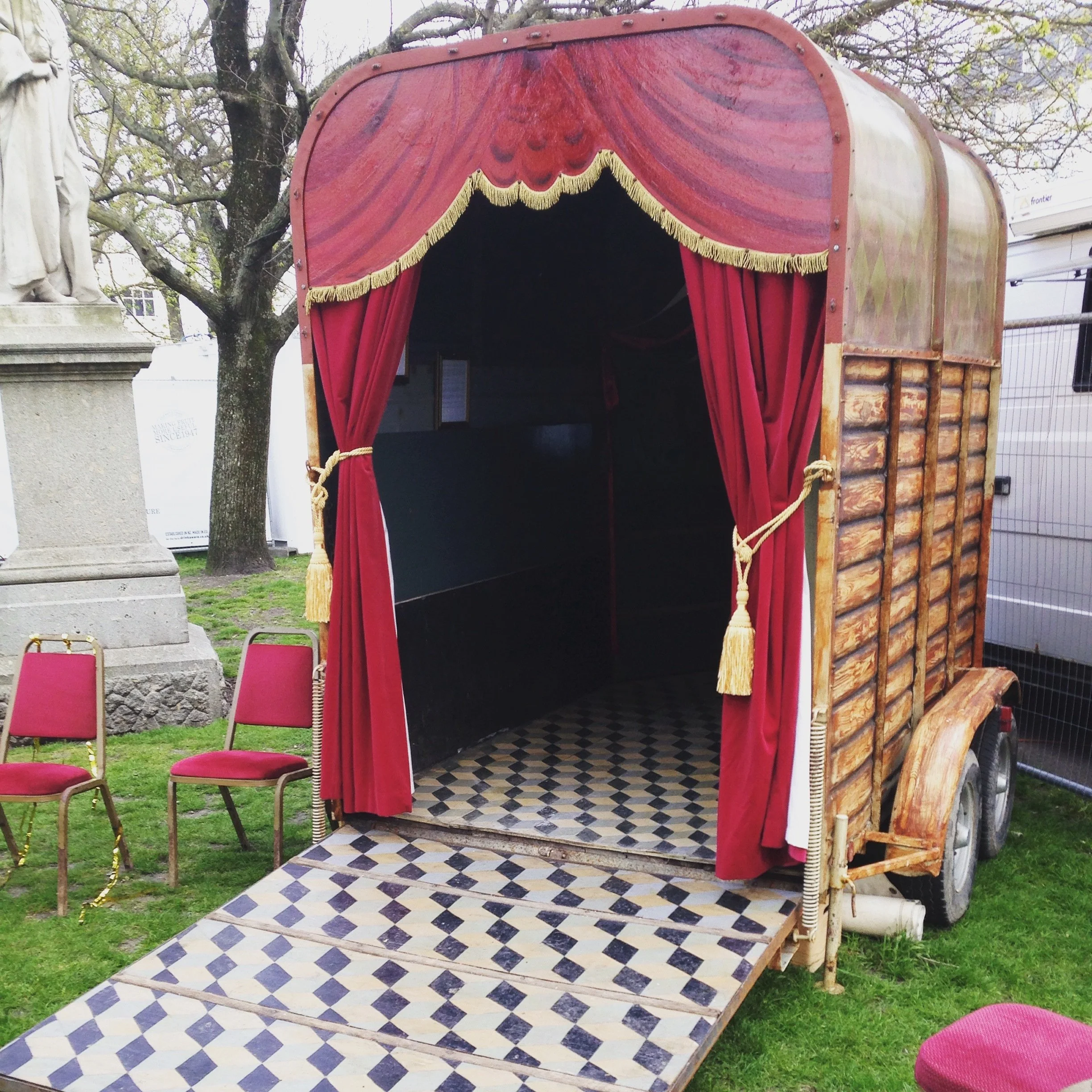 The Tinker Box stage/gallery, 2012.