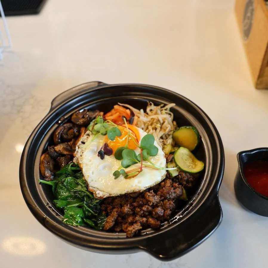 Delicious! Our Beef Bibimbap is such a delicious option if you are wanting a different meal to your go to!

  #restaurant #hobsonville #newzealand #cafe #brunch #bostoncafenz #nzcafe #aucklandcafe #Westgate