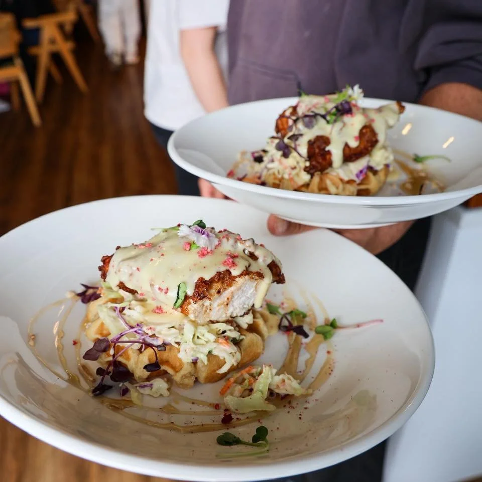 The perfect combination between savory and sweet is our fried chicken with waffles! 

Is this something you&rsquo;d pick when craving that perfect combination?

#bostoncafenz #nzcafe #Westgate #brunch #aucklandcafe