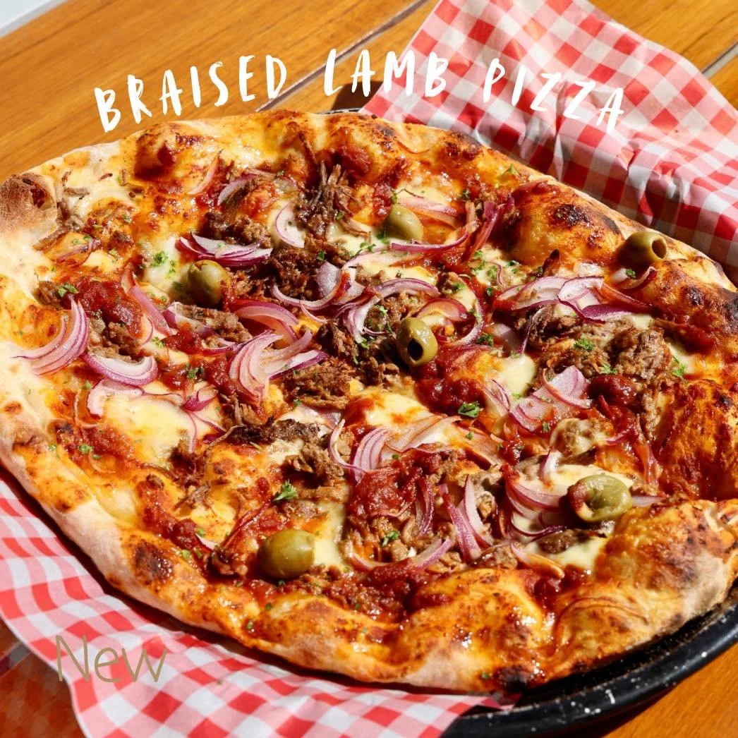 New pizza on the menu - Braised Lamb Pizza!

Family secret red pizza sauce, braised pulled lamb, red onion, fresh mozzarella cheese, olive oil &amp; pitted olives.

Delicious! Is this something you plan to try soon?

#bostoncafenz #nzcafe #aucklandca