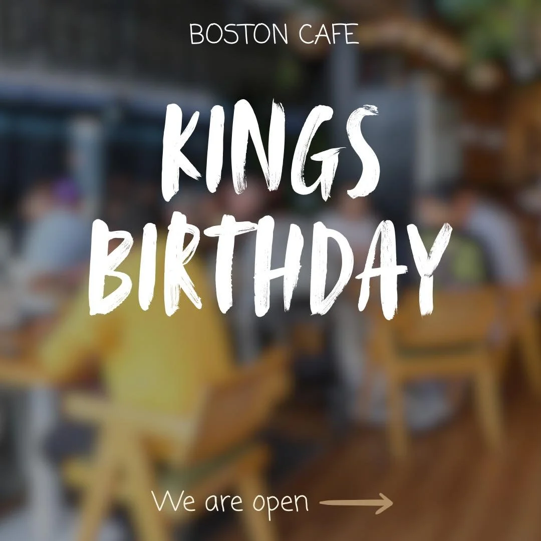 We are open this Long Weekend for Kings Birthday, 15% surcharge applies for Monday.

We recommend booking a table, last public holiday we were quite busy!

#bostoncafenz #nzcafe #aucklandcafe #Westgate #brunch