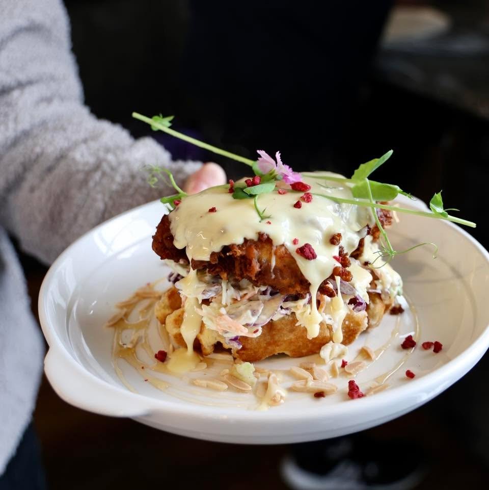 A sneaky savoury and sweet dish is the best way to enjoy brunch, what is stopping you from enjoying this!

#hobsonville #Westgate #bostoncafenz #brunch #waffles