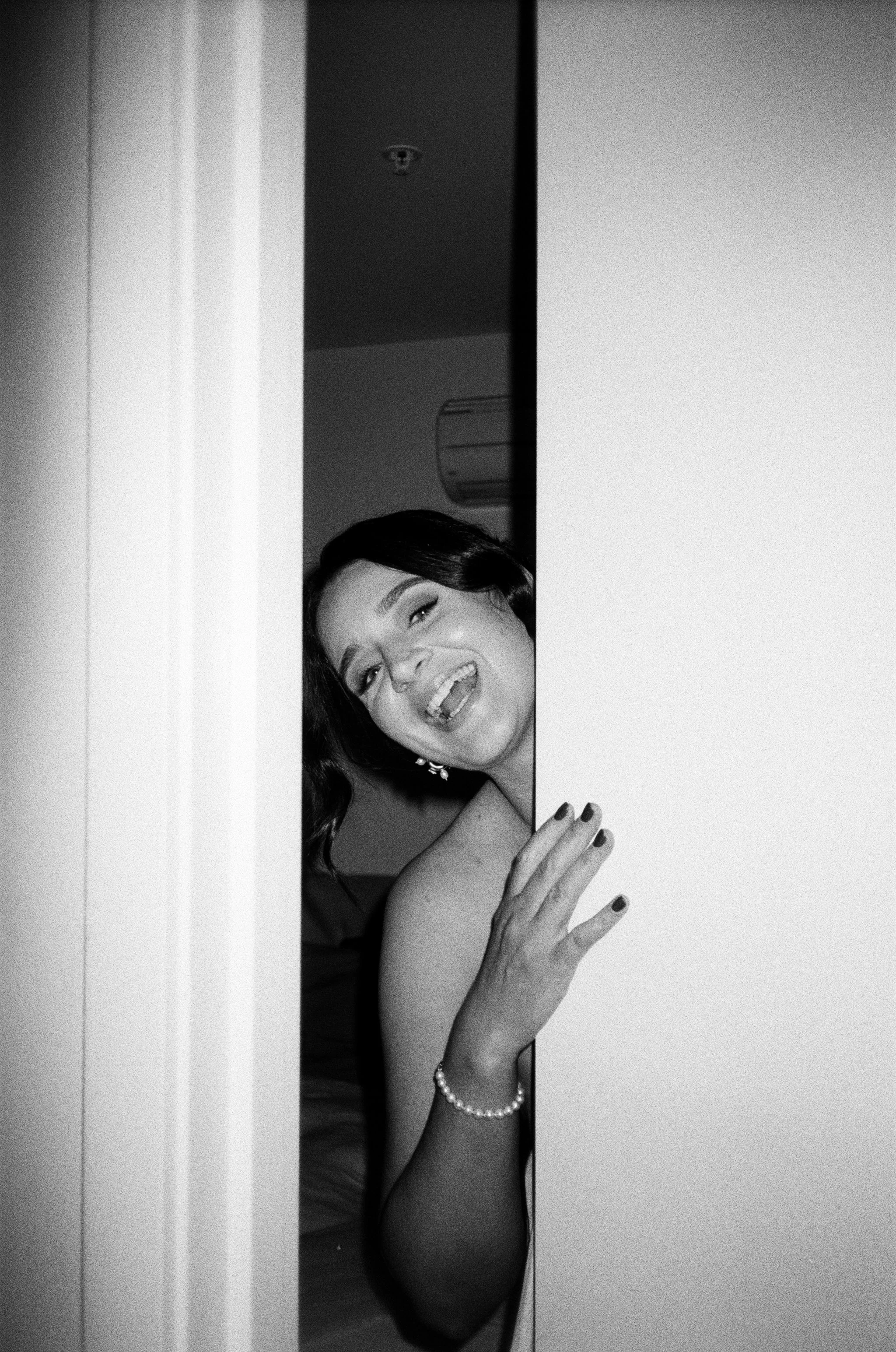 Melbourne weddings on film, the bride getting ready