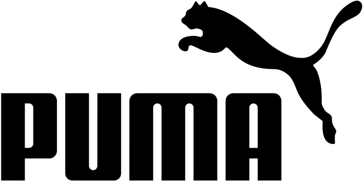Puma logo featuring a leaping puma cat and the word "PUMA" in bold letters.