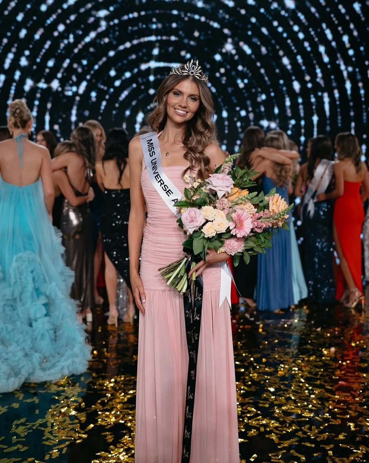 Congratulations @lexiebrantt - 2025 @missuniverseaustralia.official! 👑💐

From screens to sparklers, it was our absolute pleasure to be the production crew behind another epic event for Perth! Thanks for having us @omgeventsperth @pinktankevents 💕?