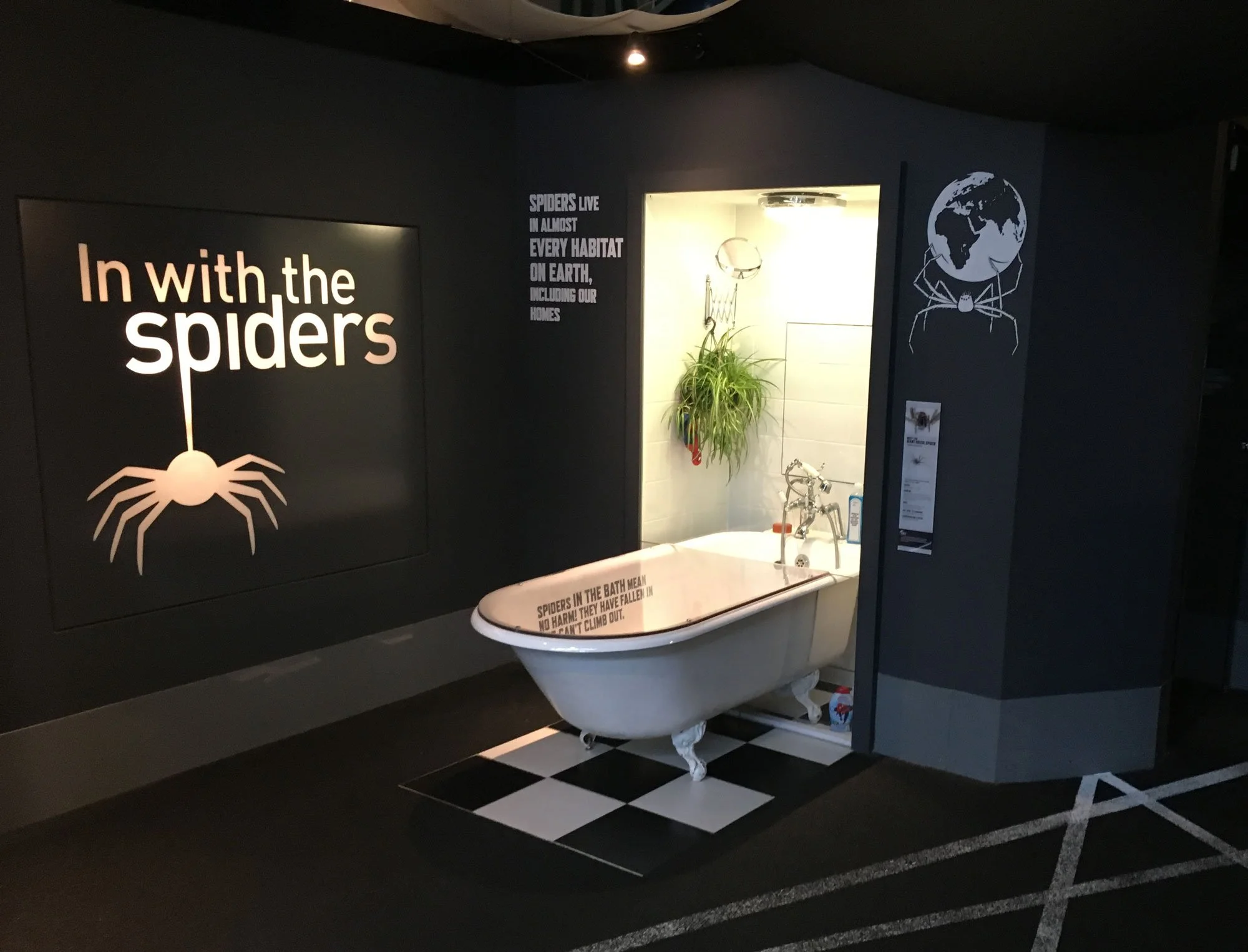 Entrance area to the exhibition