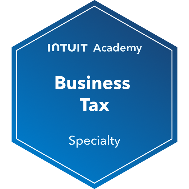 Intuit Academy Business Tax Specialty