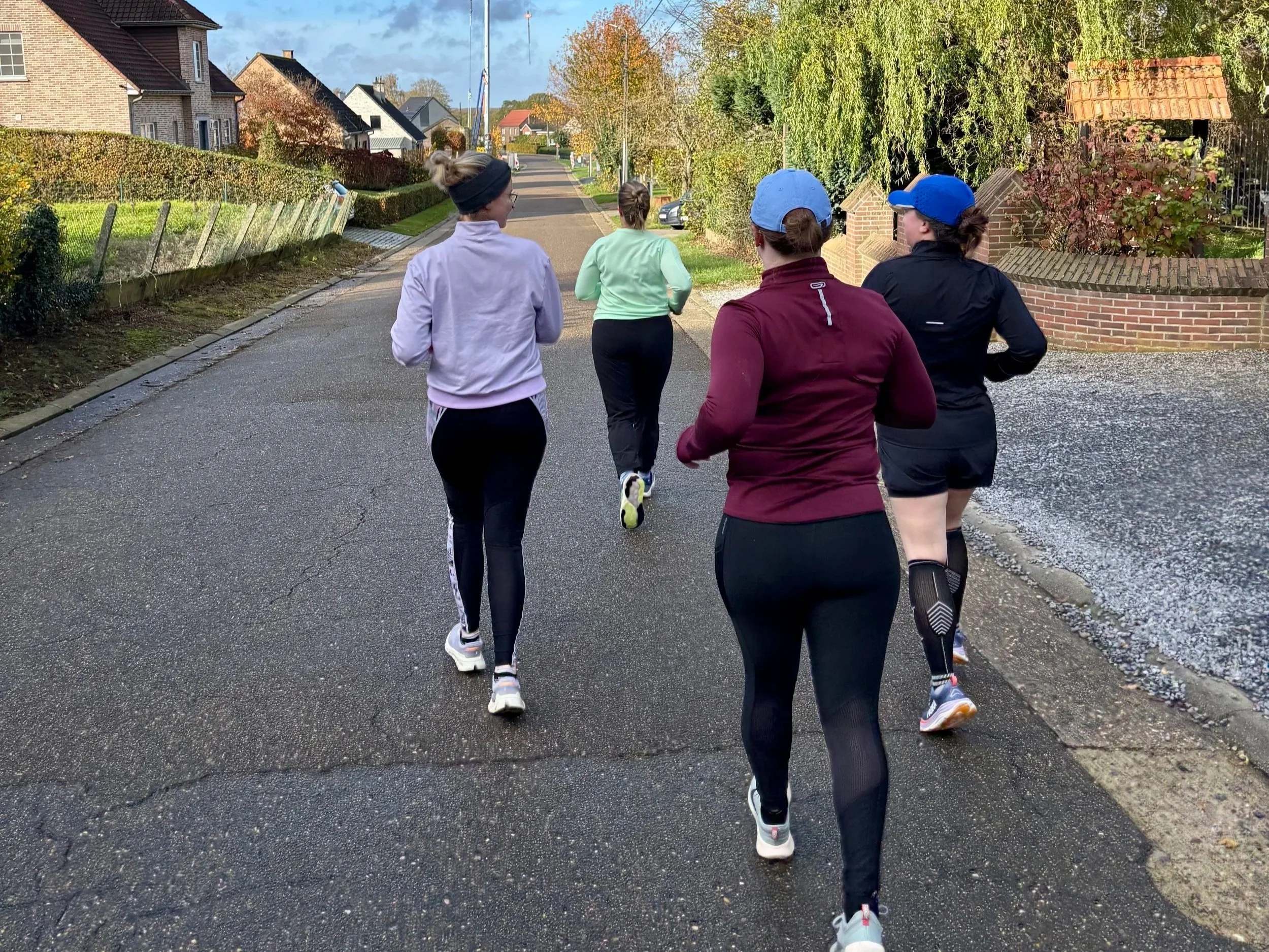 Mama's tijdens de looptraining van de Mama ReRun