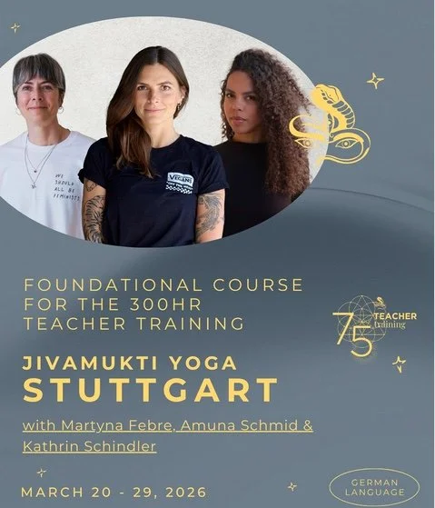75h Jivamukti Spiritual Warrior Yoga Teacher Training in Stuttgart