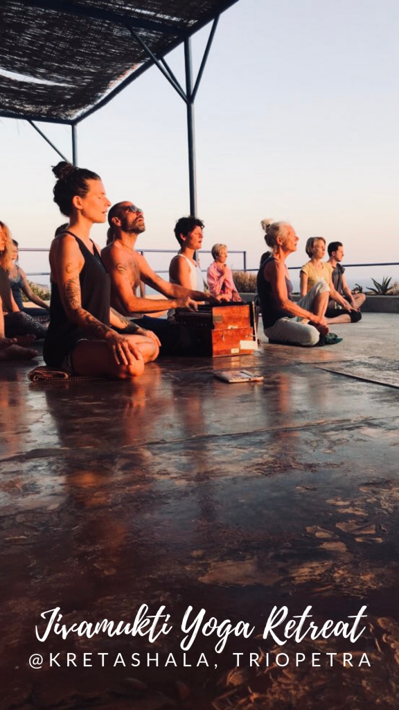 A week of Jivamukti Yoga Intensive Continuous Education alongside Petros Haffenrichter on the island of Crete
