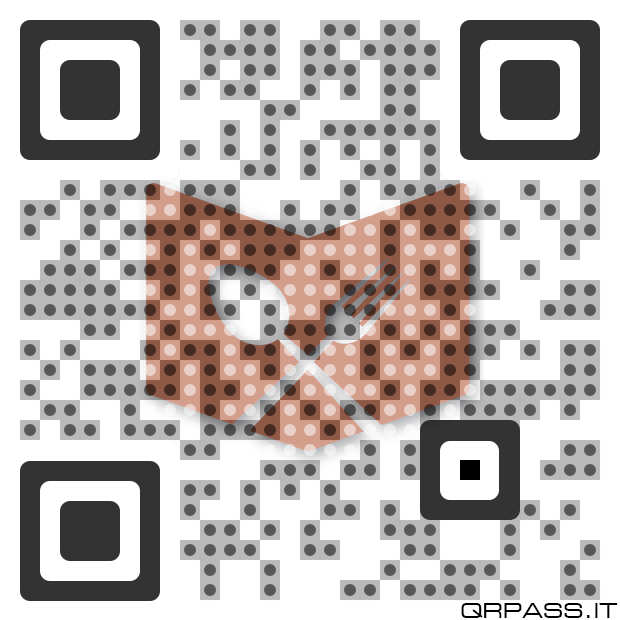QR code with a cat face illustration in the center.