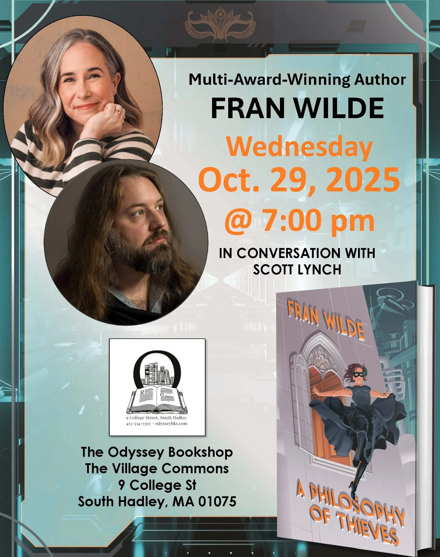 A PHILOSOPHY OF THIEVES at Odyssey Bookstore with Scott Lynch