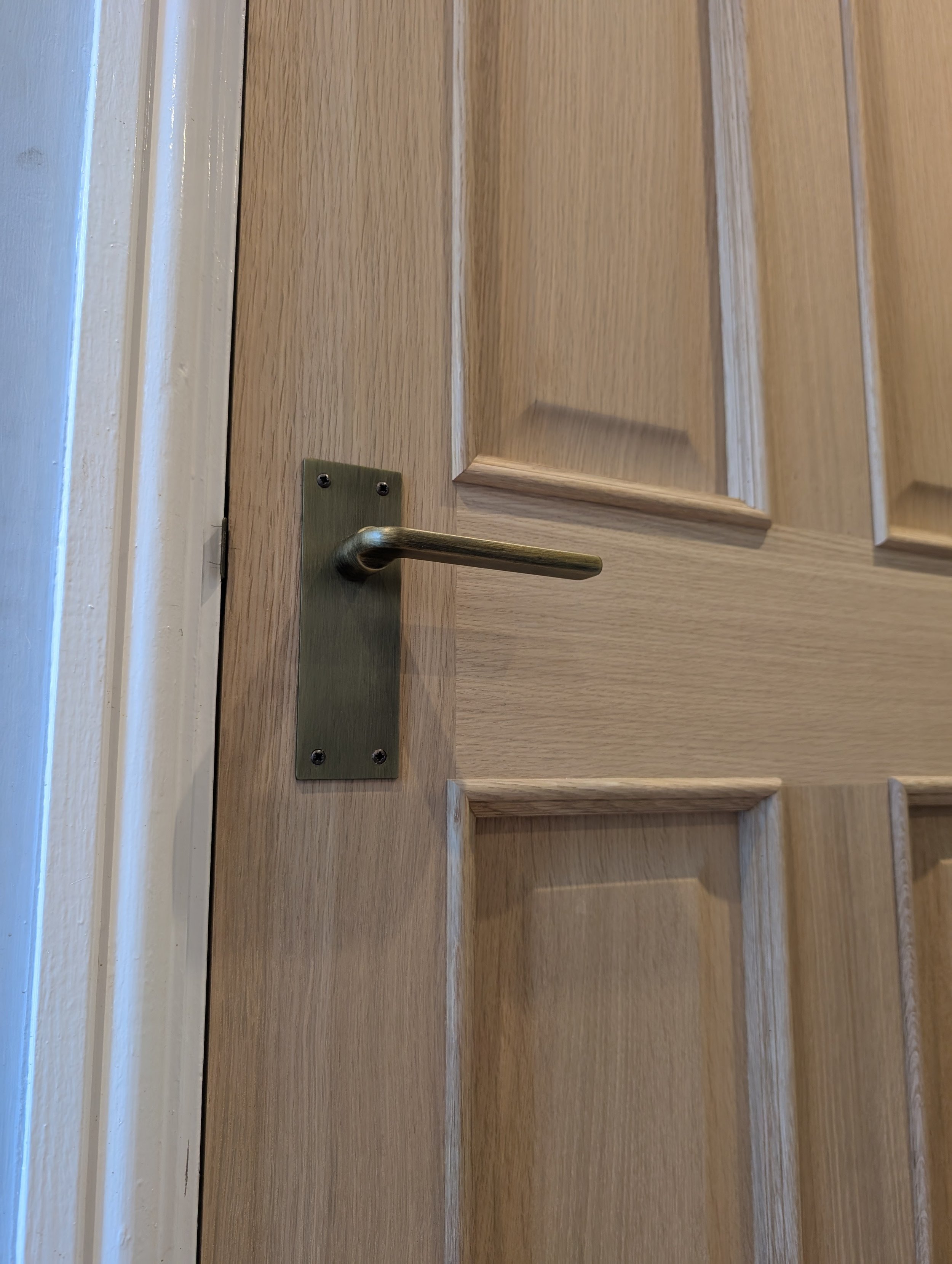 Smart looking ironmongery, needs to look the part
