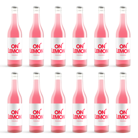 On Lemon Rabarbra 33cl