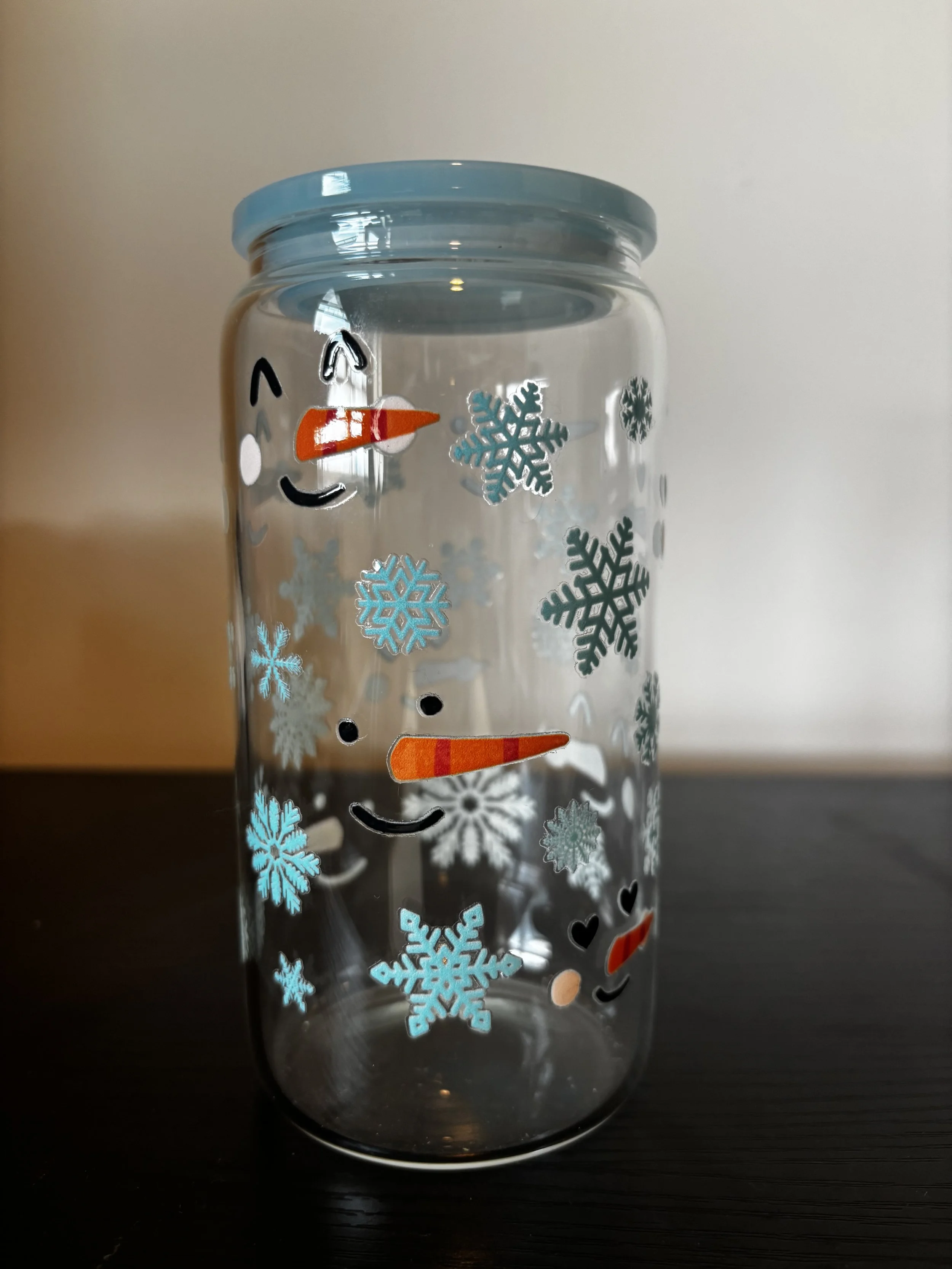Blue Snowman