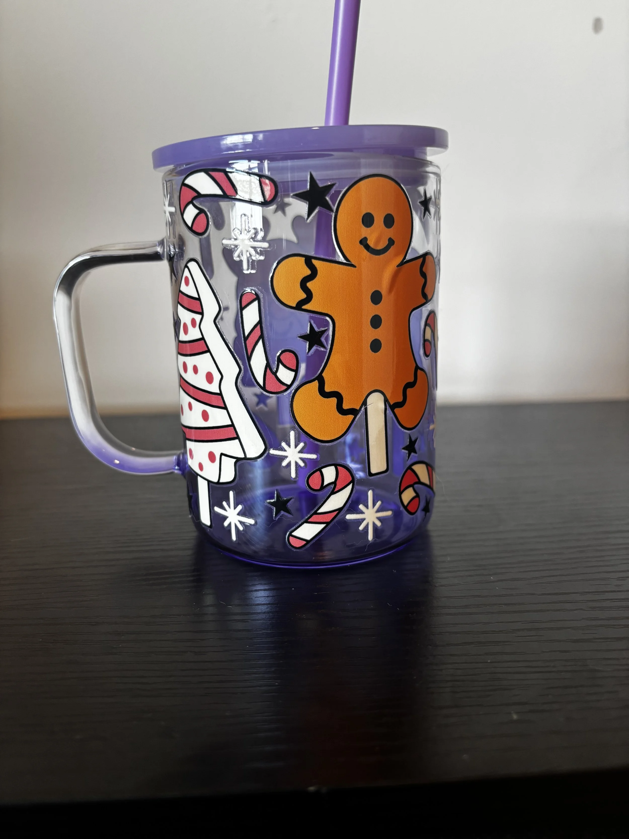 Purple Gingerbread with Handle